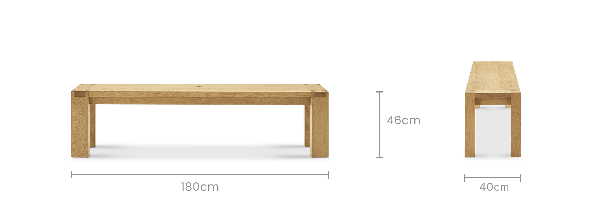 dimension of Bradley Bench