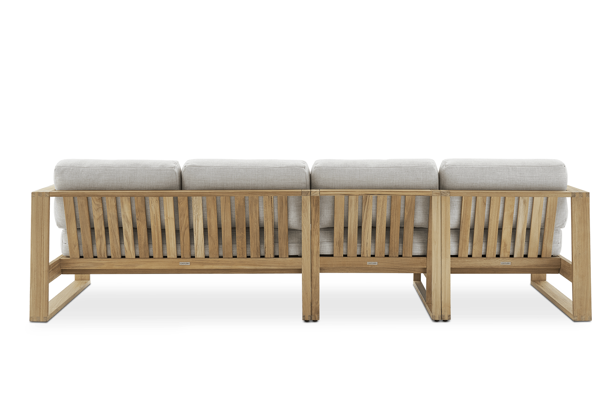 Rio Outdoor Extended Chaise Sectional Sofa 9