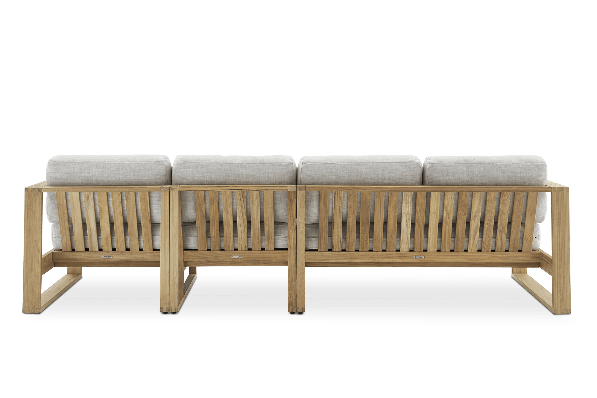 Rio Outdoor Extended Chaise Sectional Sofa 9