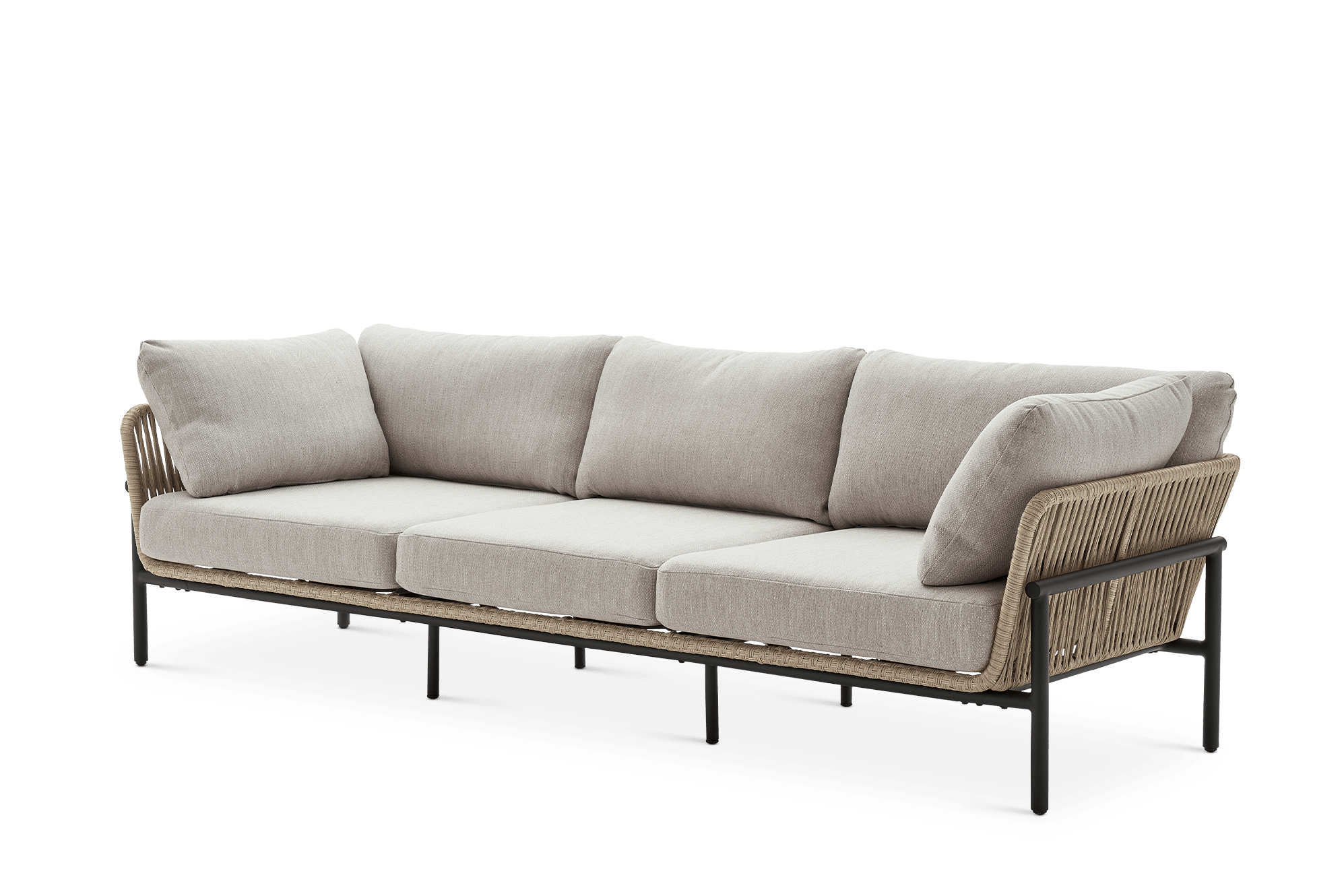 Sierra Outdoor Sofa, Straw