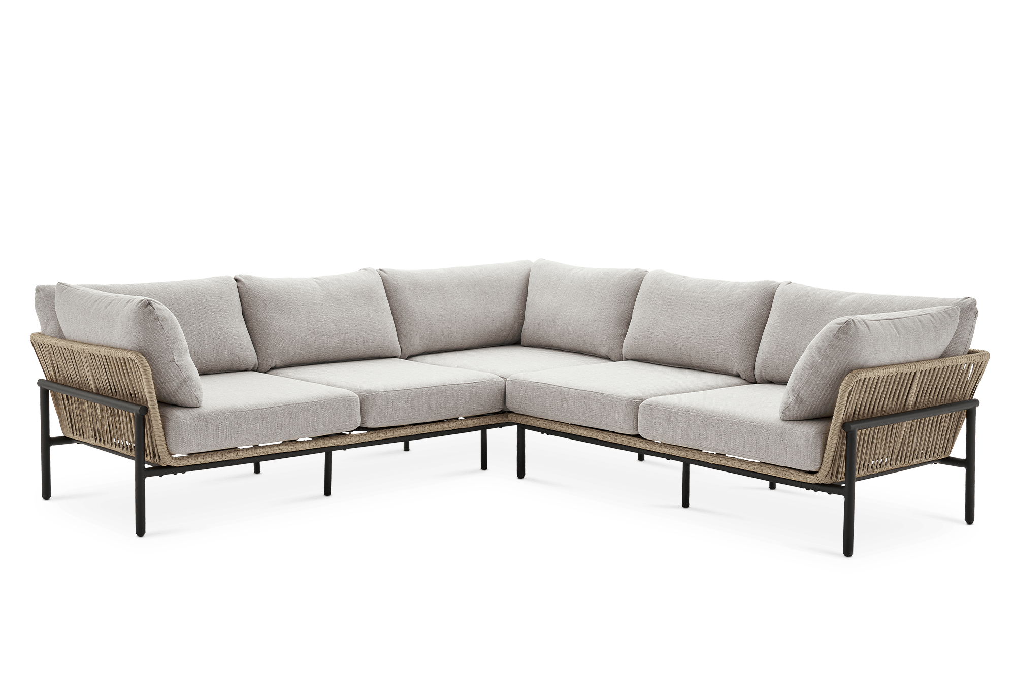 Sierra Outdoor L-Shape Sectional Sofa 0