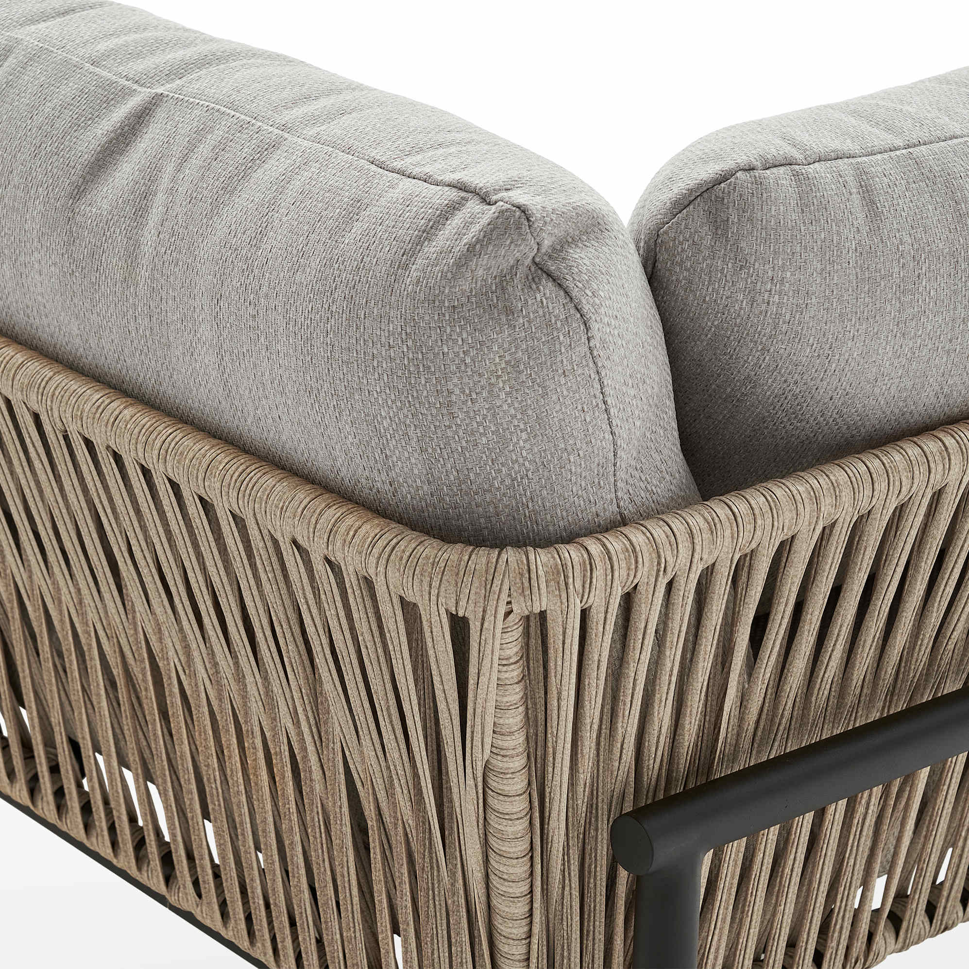 Sierra Outdoor Sofa, Lounge Chair & Coffee Table Set 3