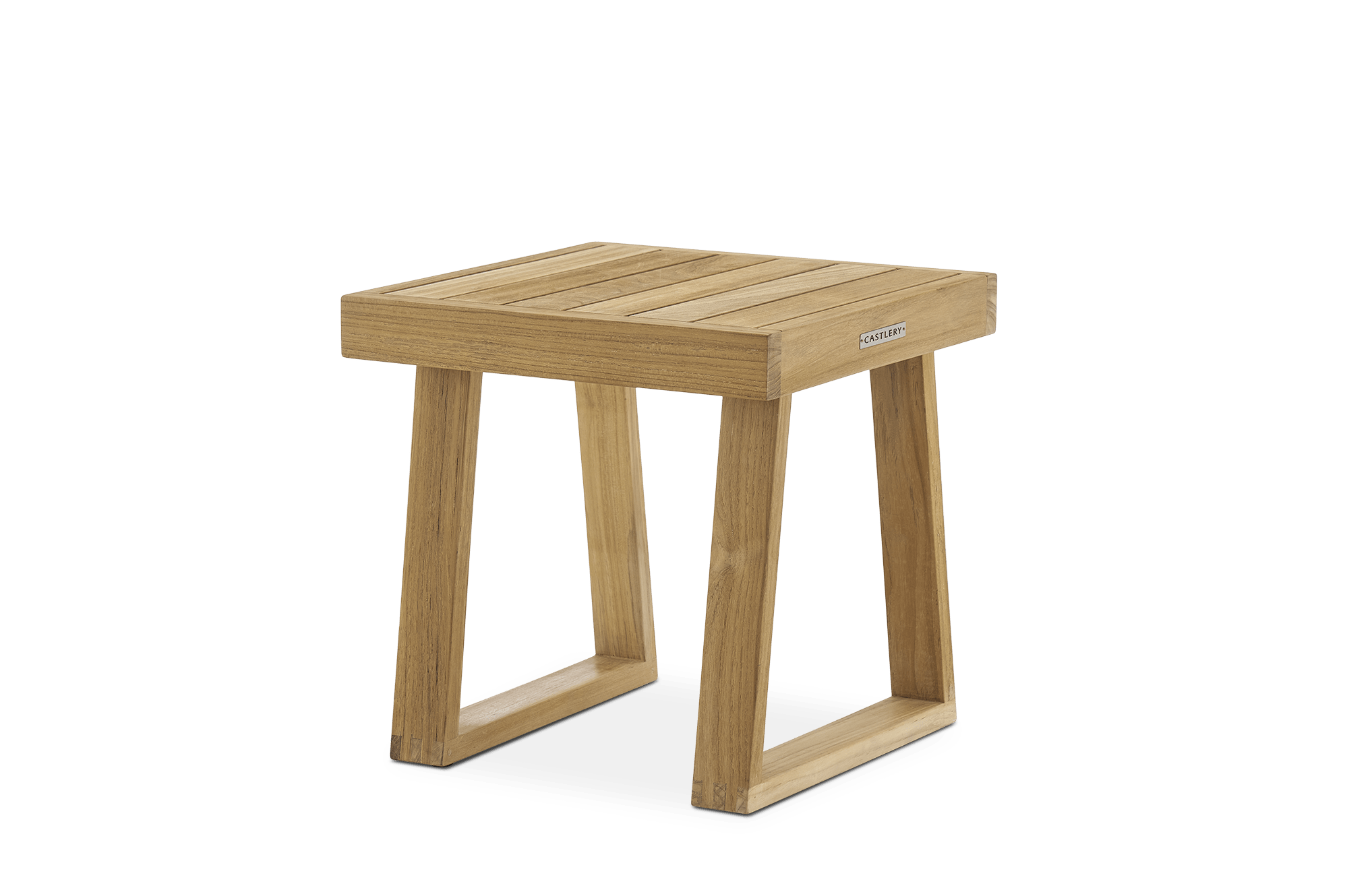 Rio Outdoor Teak 2 Chaise Lounges & Side Table Set 2