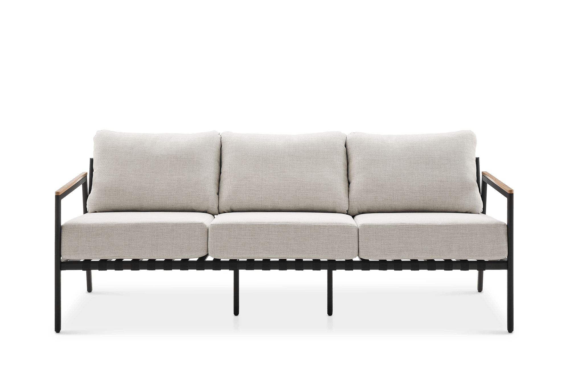 Sorrento Outdoor 3 Seater Sofa, Natural Beige
