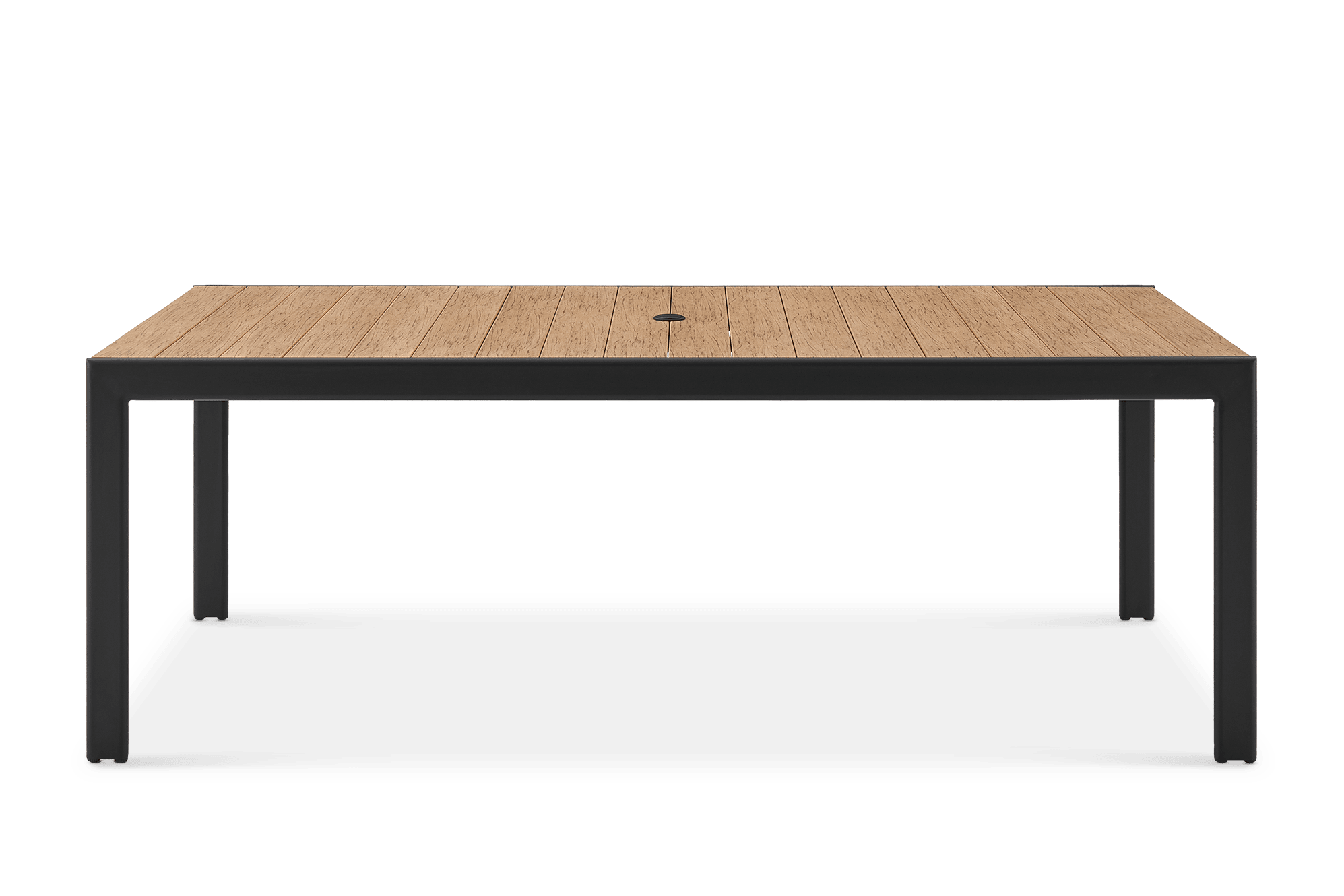 Sorrento Outdoor Dining Table 85", Shaped Tube