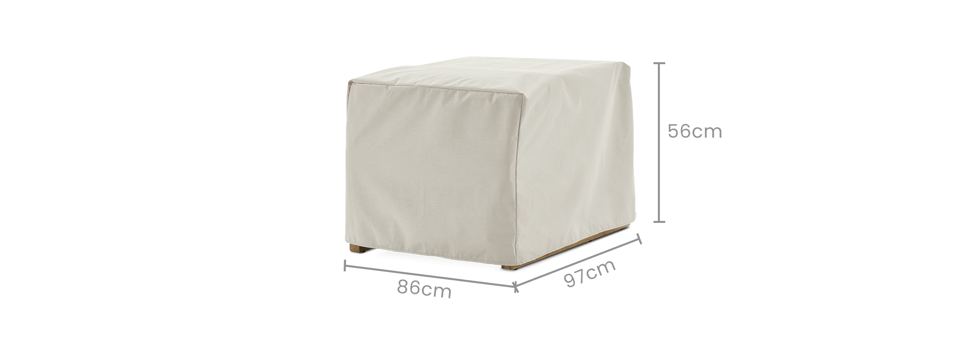 dimension of Rio Outdoor Lounge Chair Cover