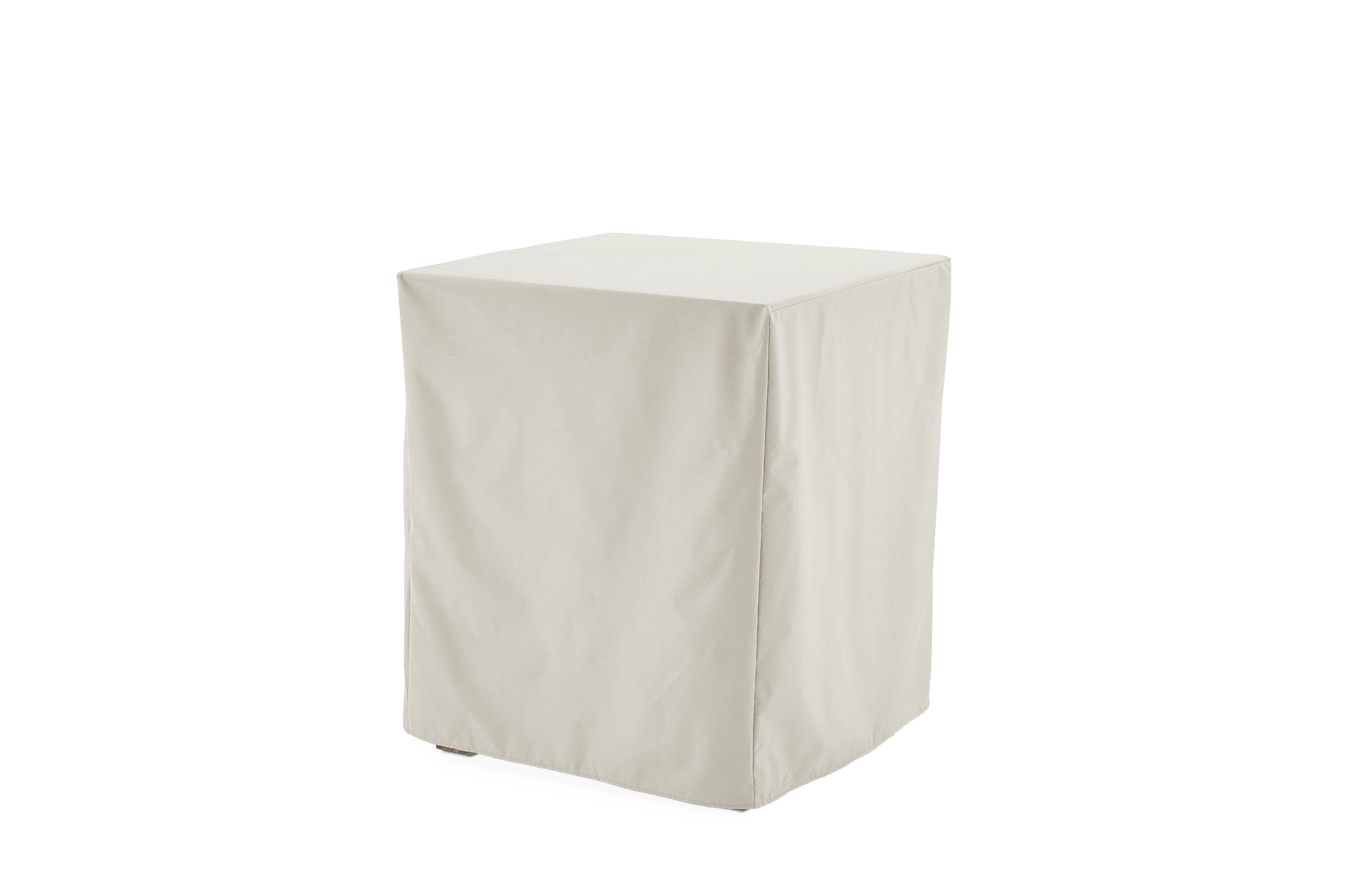 Rio Outdoor Teak Square Bar Table Cover, Ivory