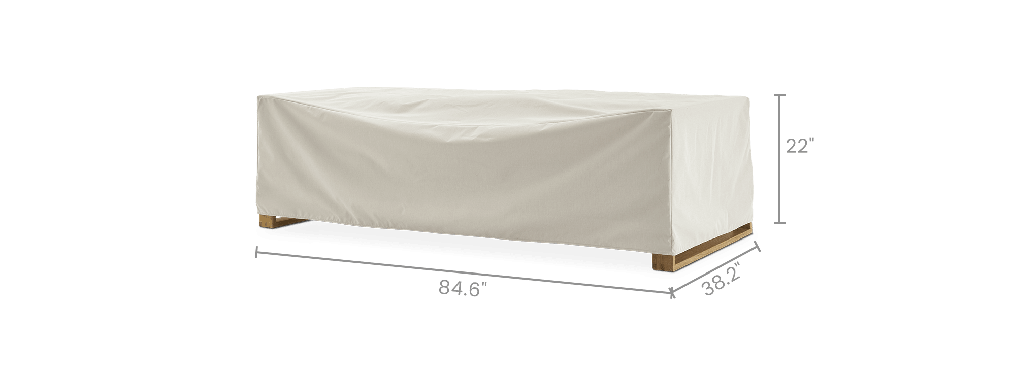 dimension of Rio Outdoor Sofa Cover