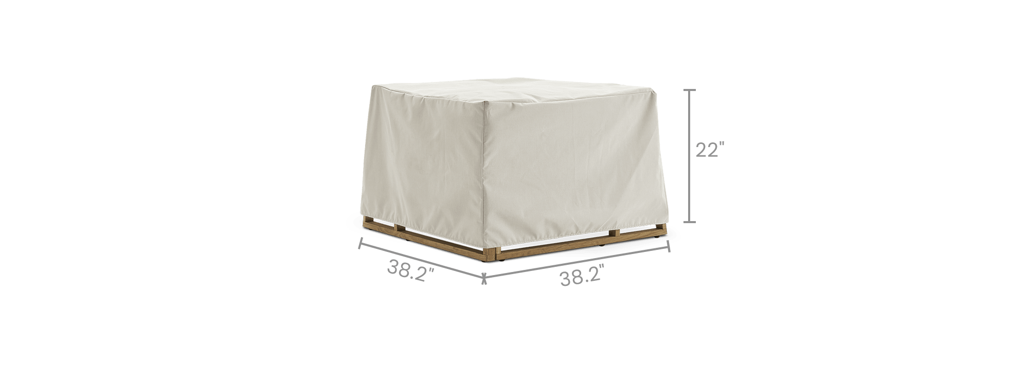 dimension of Rio Outdoor Corner Sofa Cover