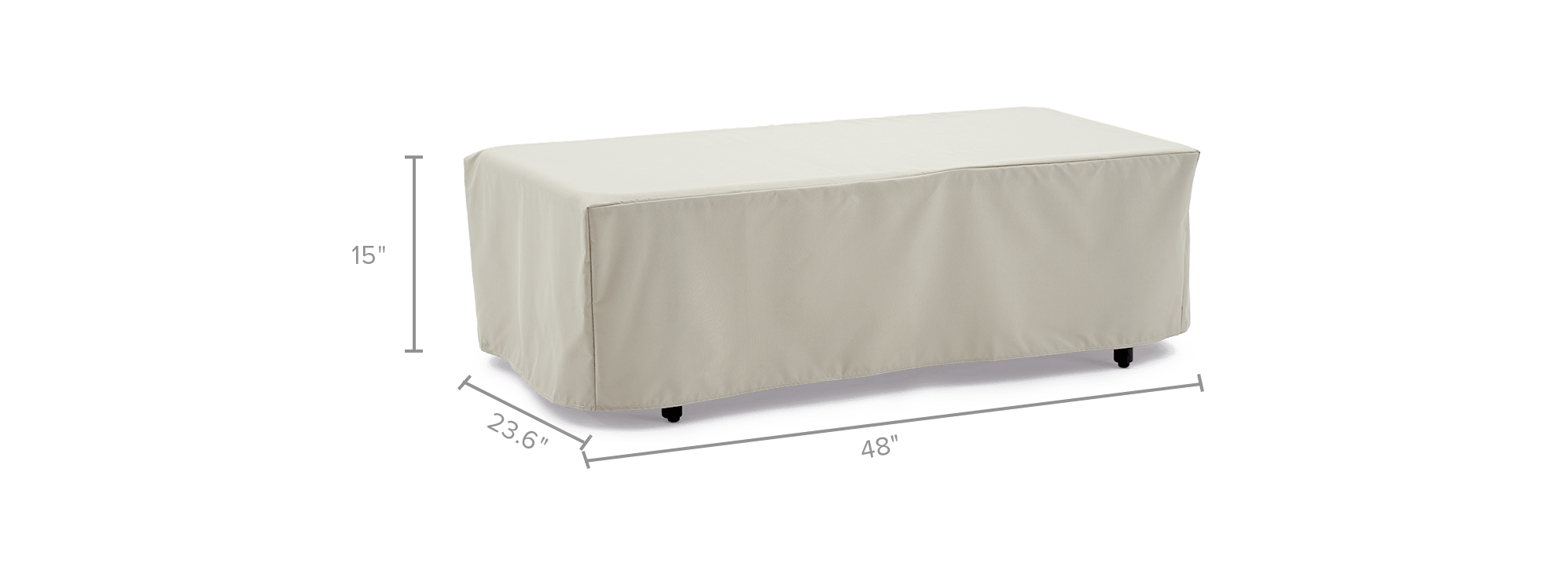 dimension of Sierra Outdoor Coffee Table Cover