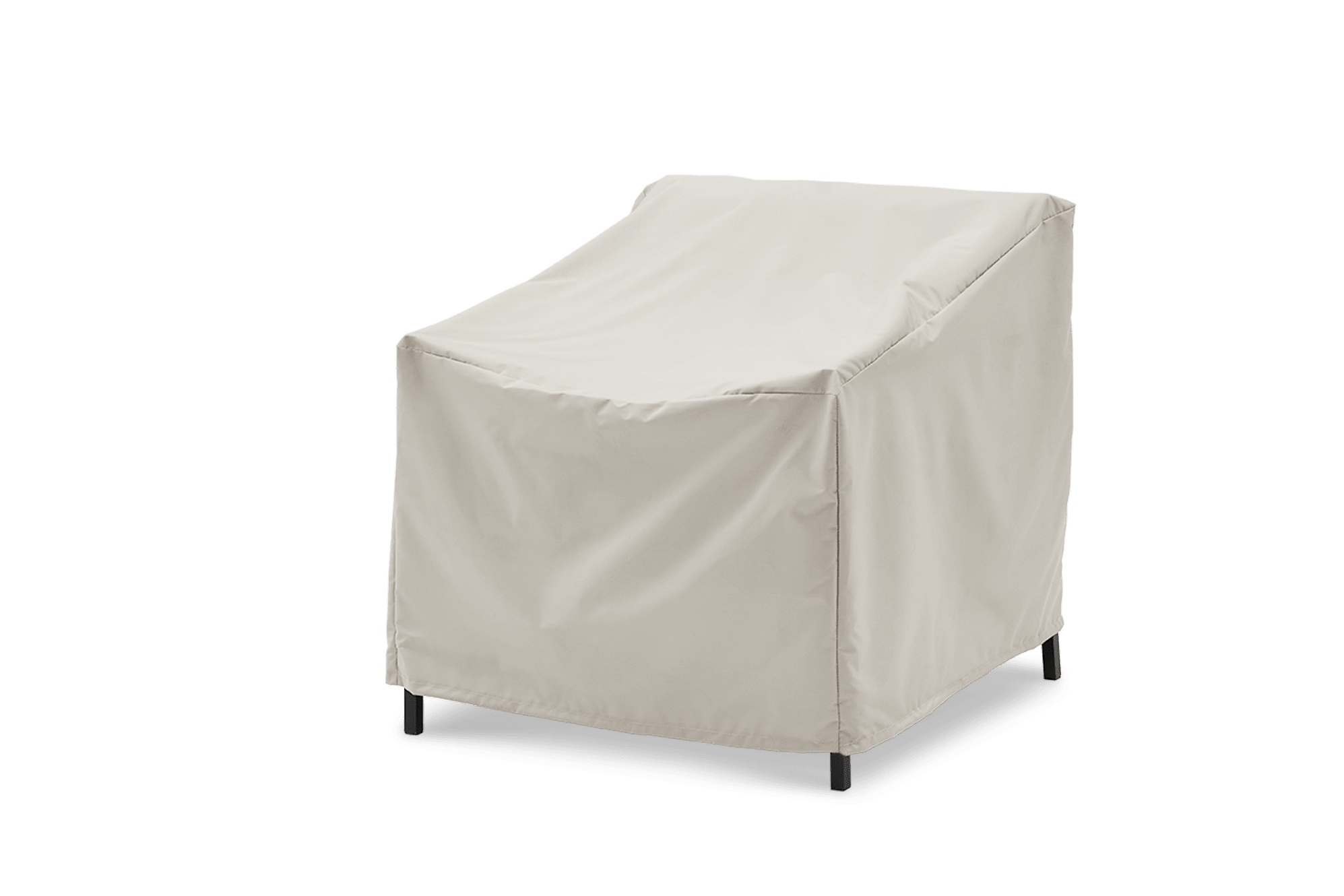 Sorrento Outdoor Lounge Chair Cover, Ivory