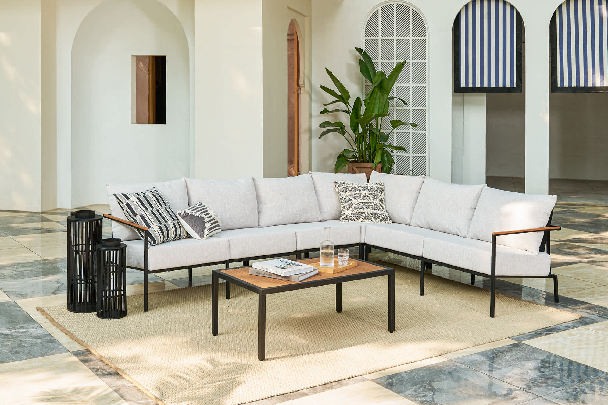 Sorrento Outdoor Left Facing 2 Seater Sofa 1