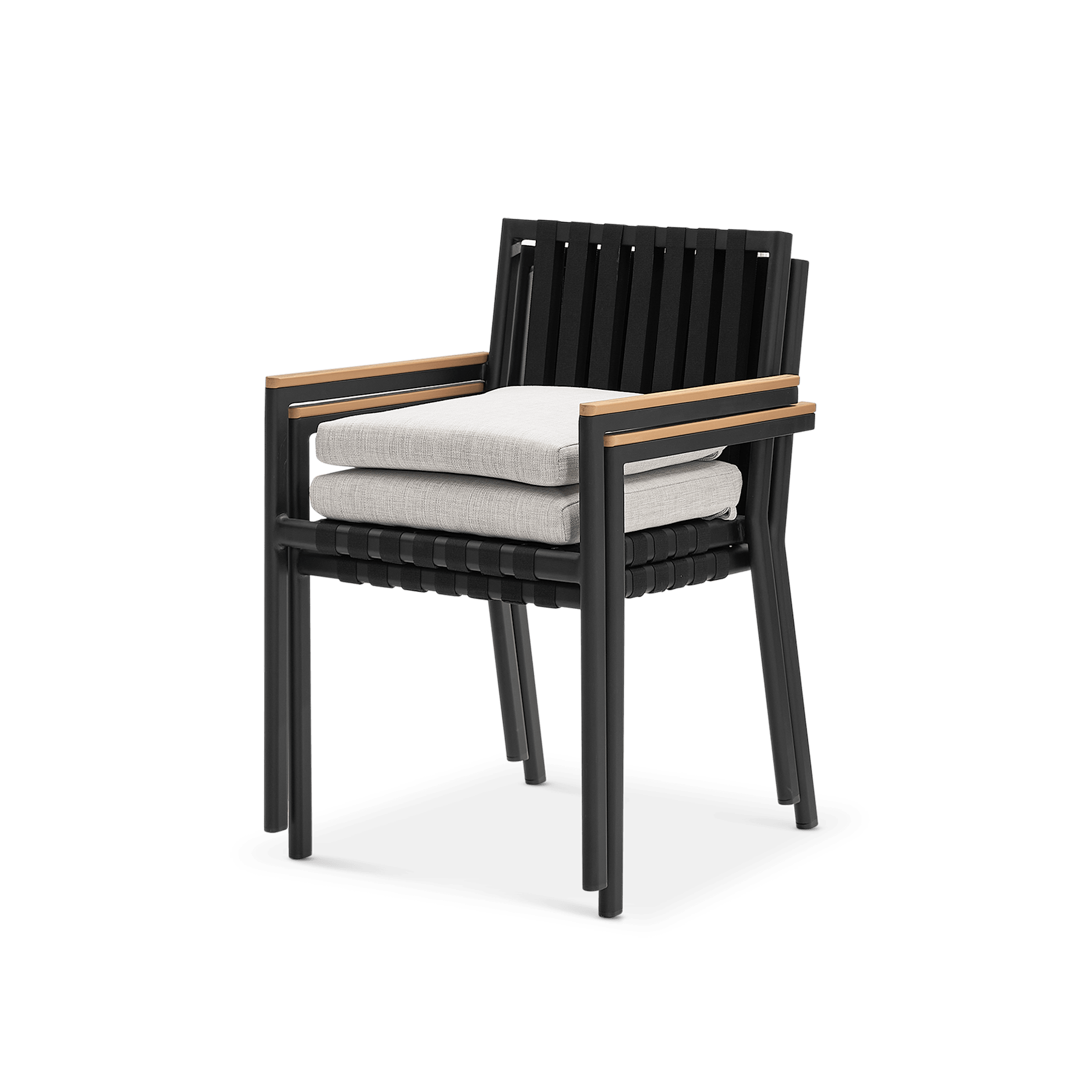 Sorrento Stackable Outdoor Dining Armchair Set 8