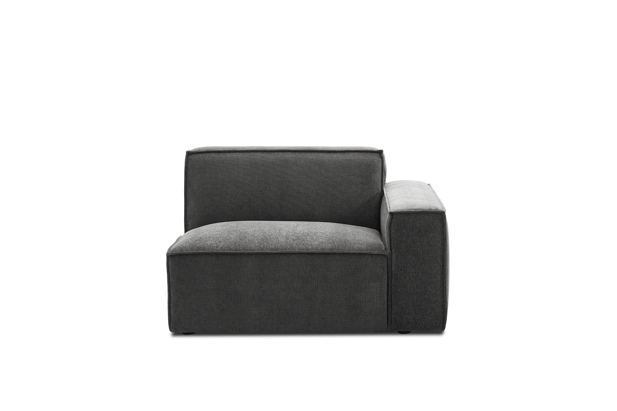 Jonathan Right Arm Sofa, Carbon Grey