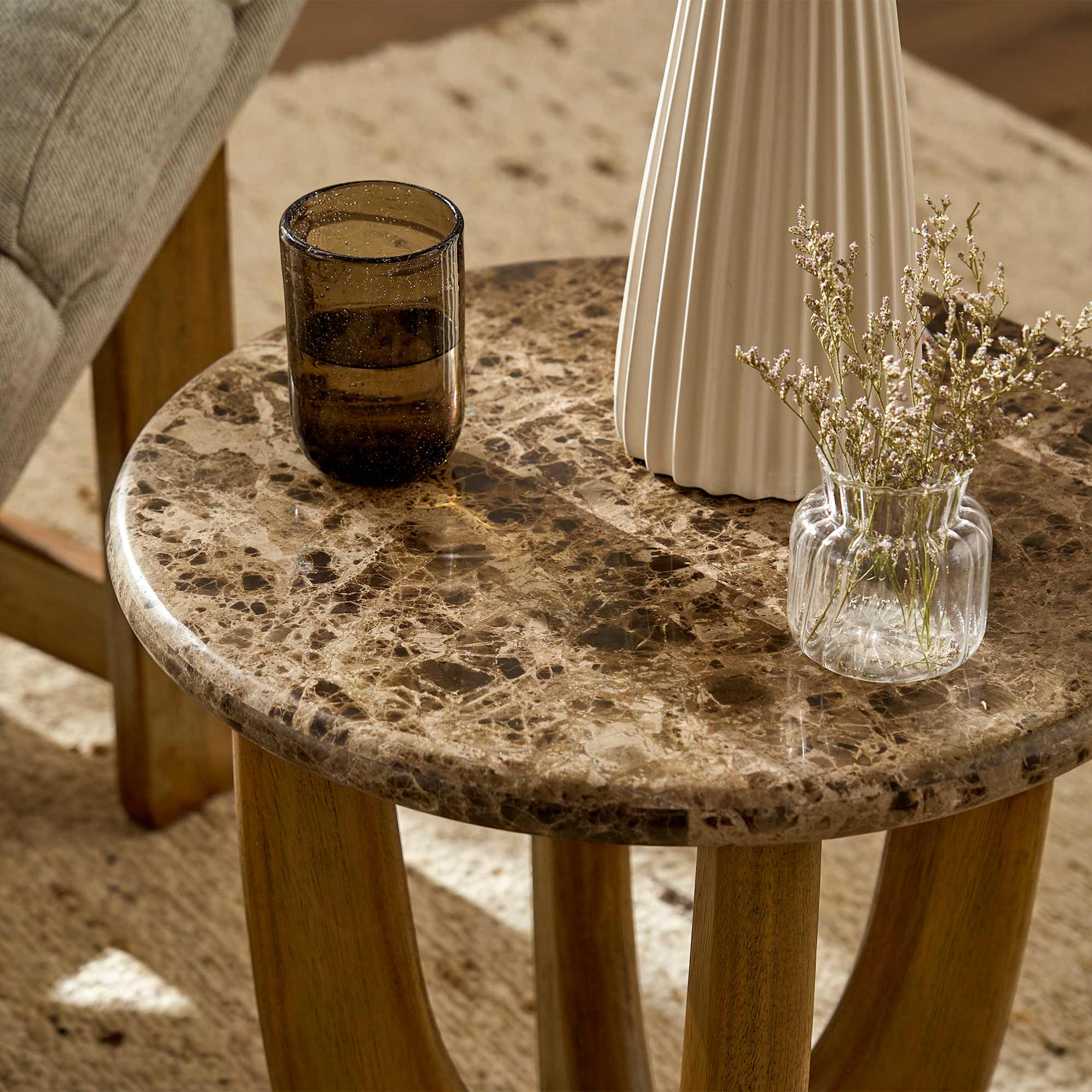 Elio Marble Round Side Table 4