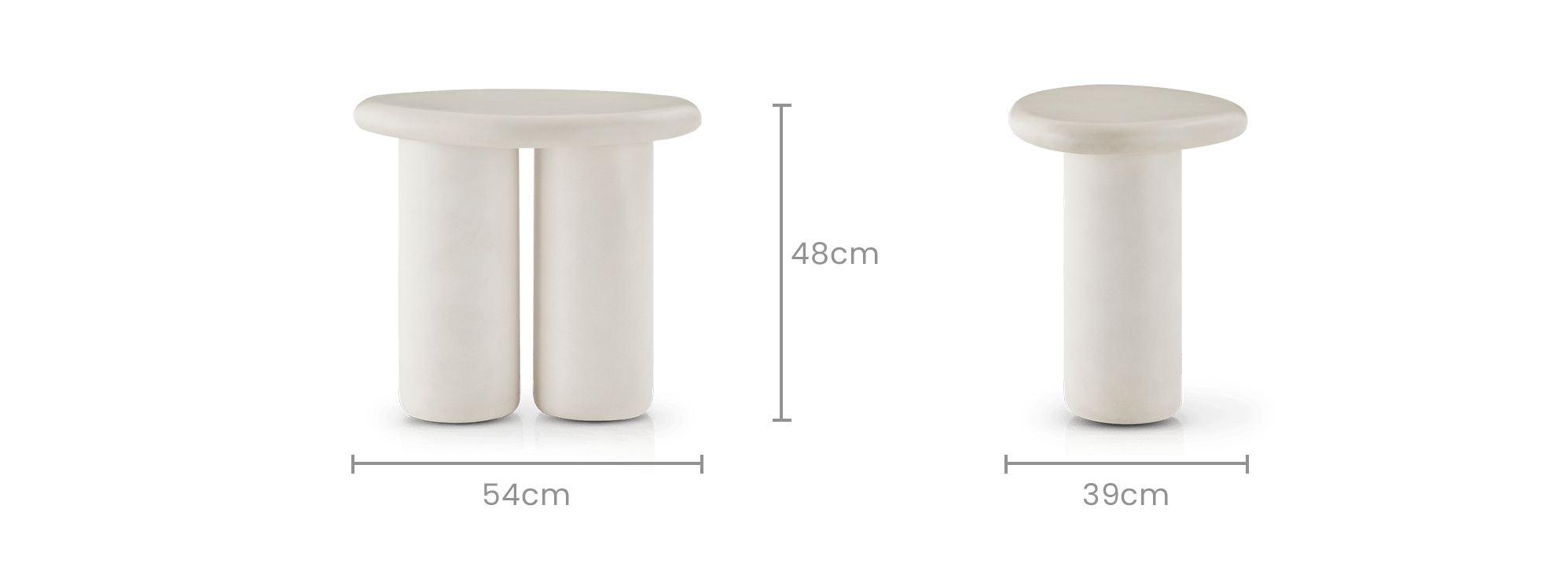 dimension of Olwen Side Table
