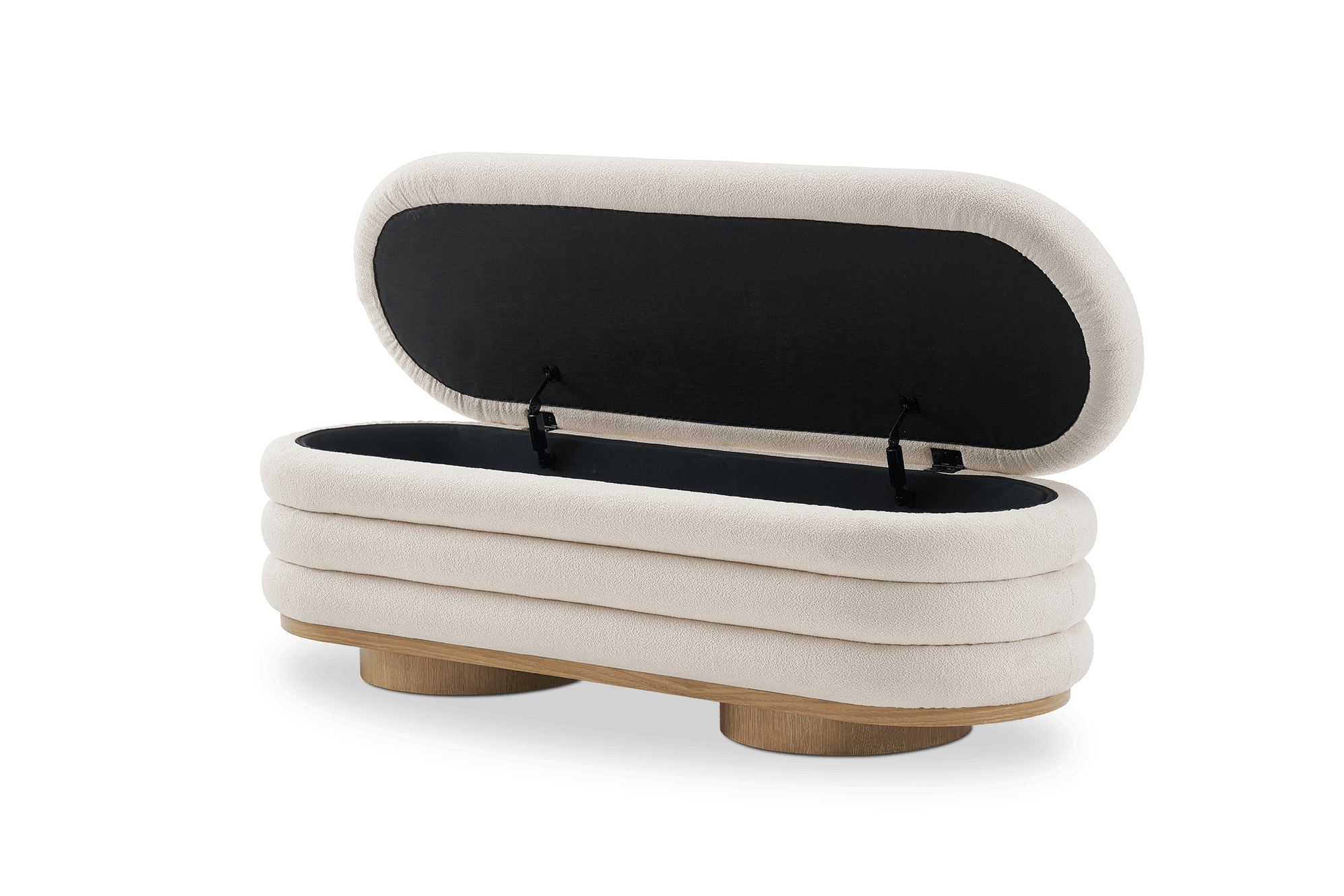 Freida Performance Bouclé Storage Bench 7