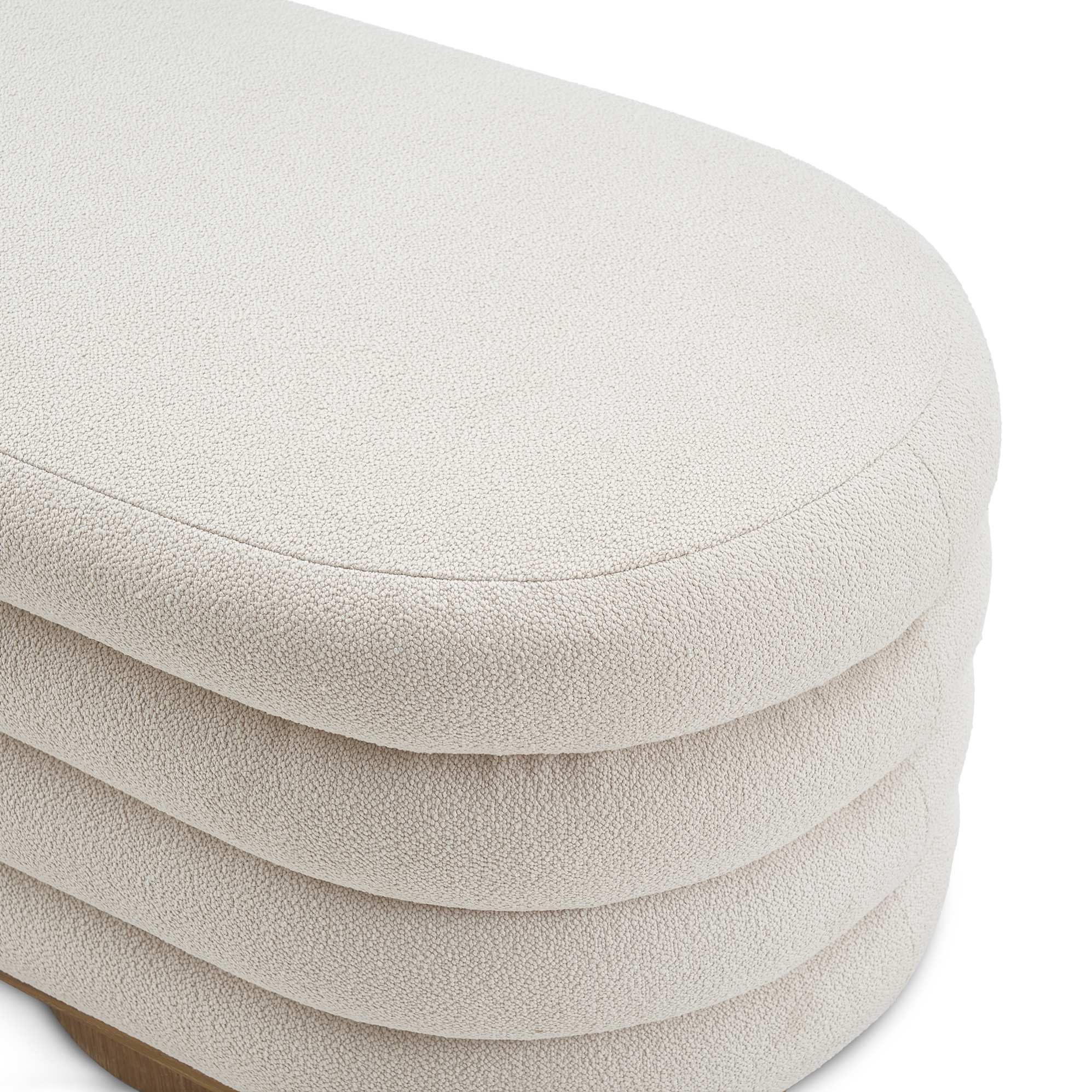 Freida Performance Bouclé Storage Bench 5