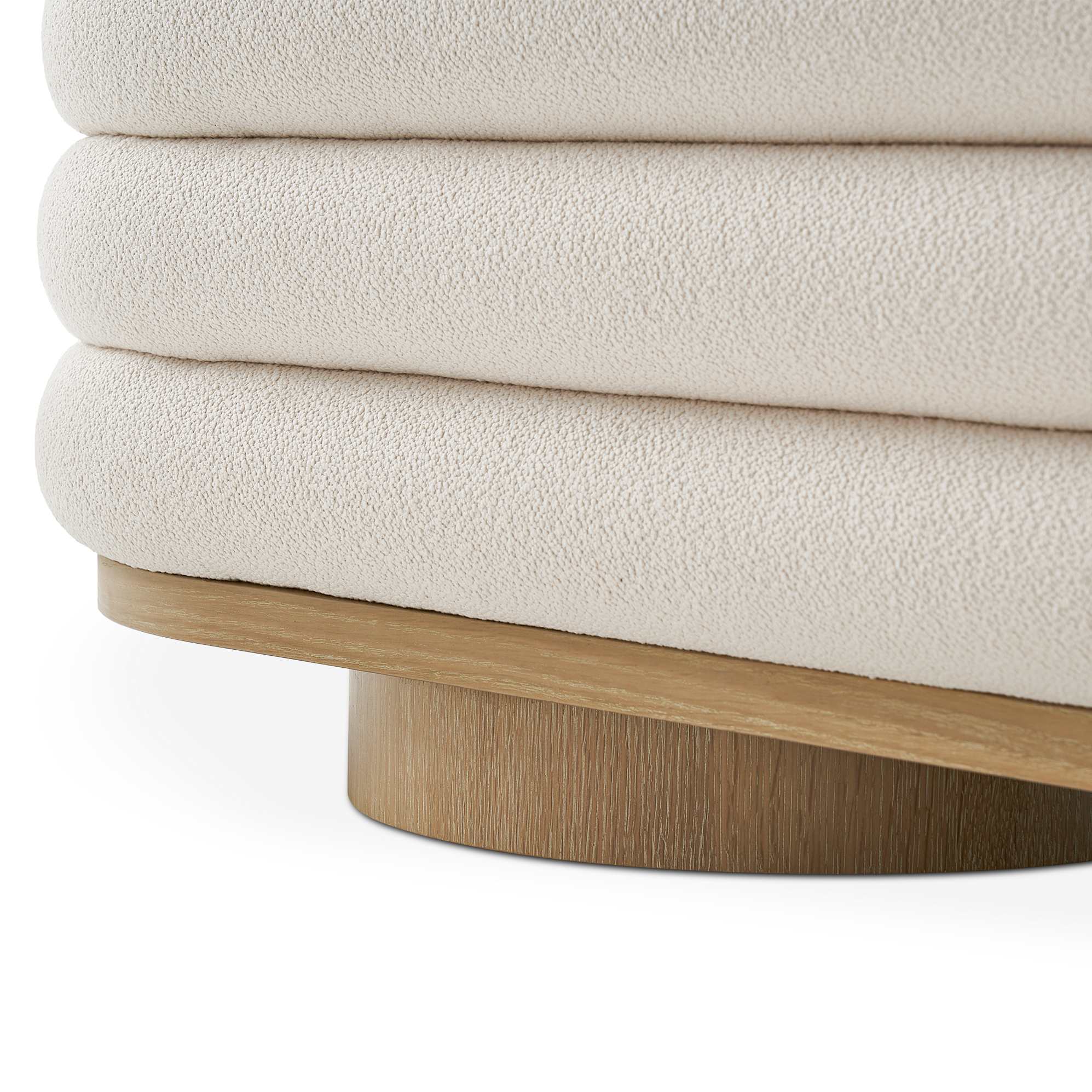 Freida Performance Bouclé Storage Bench 6