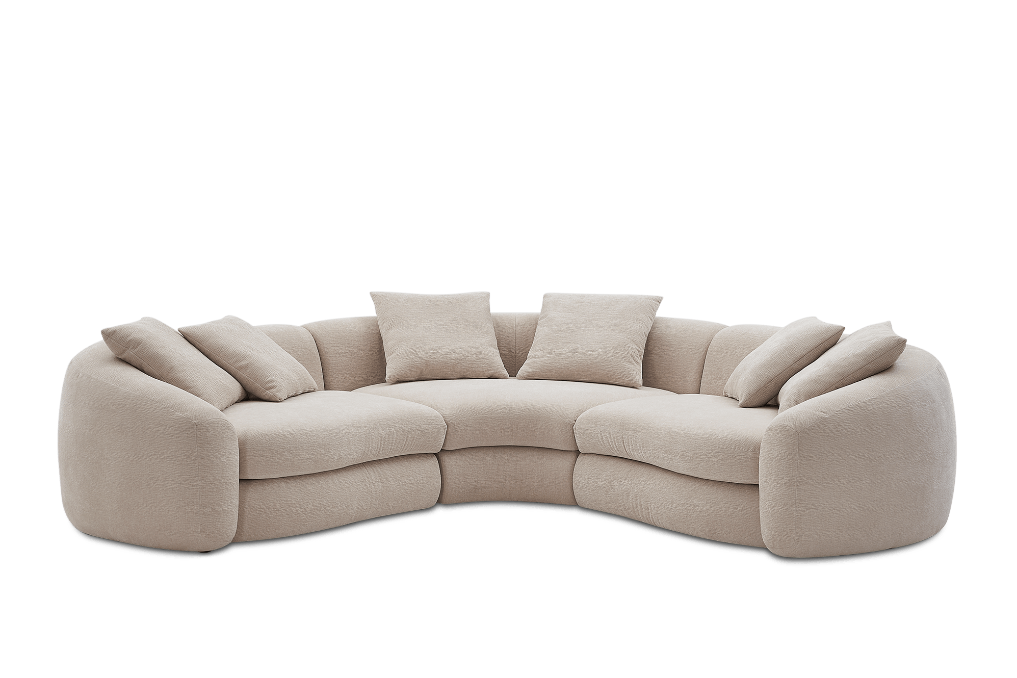 Fable Sectional Sofa, (Vermont) Performance Oyster