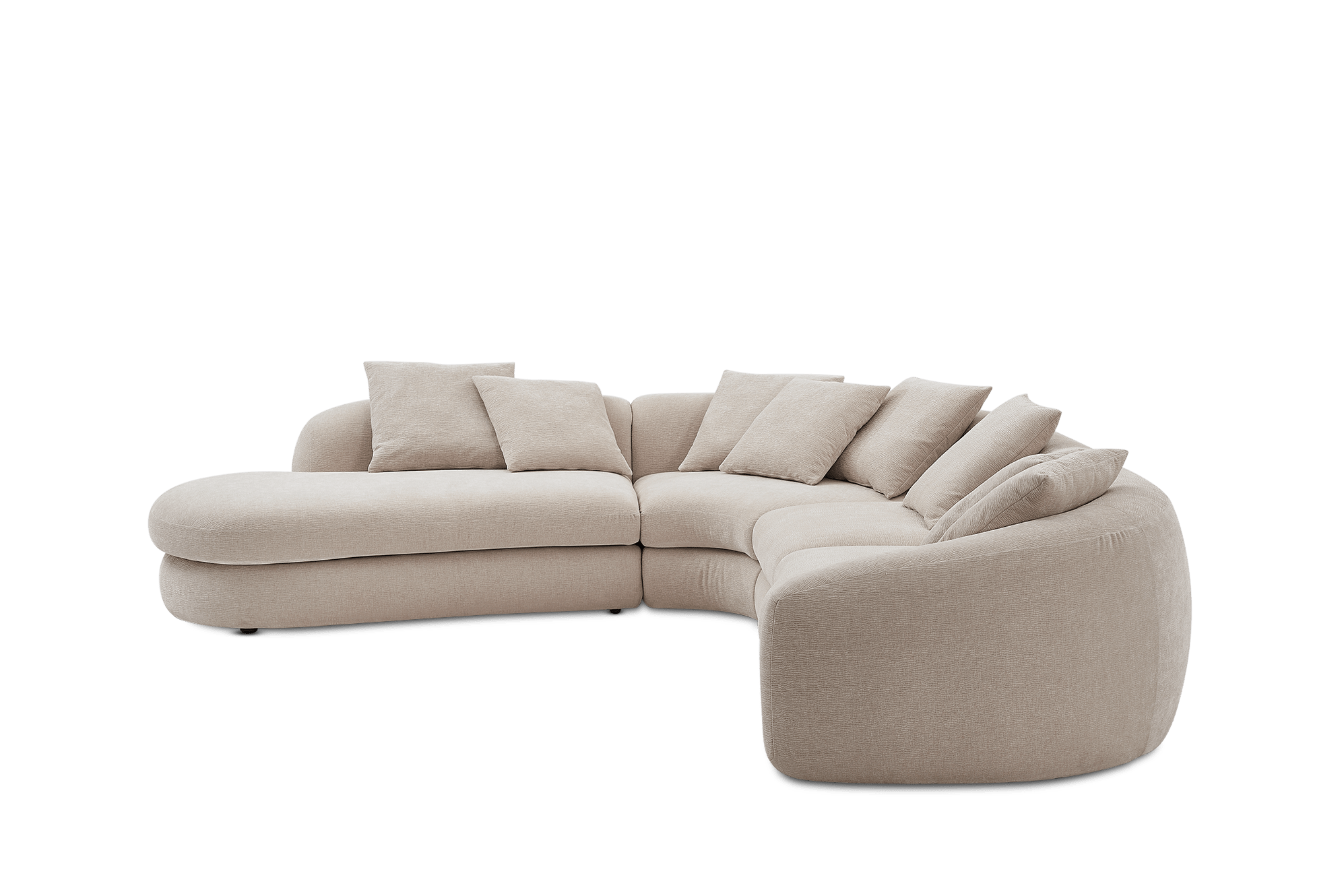Fable Performance Fabric Extended Chaise Sectional Sofa 11