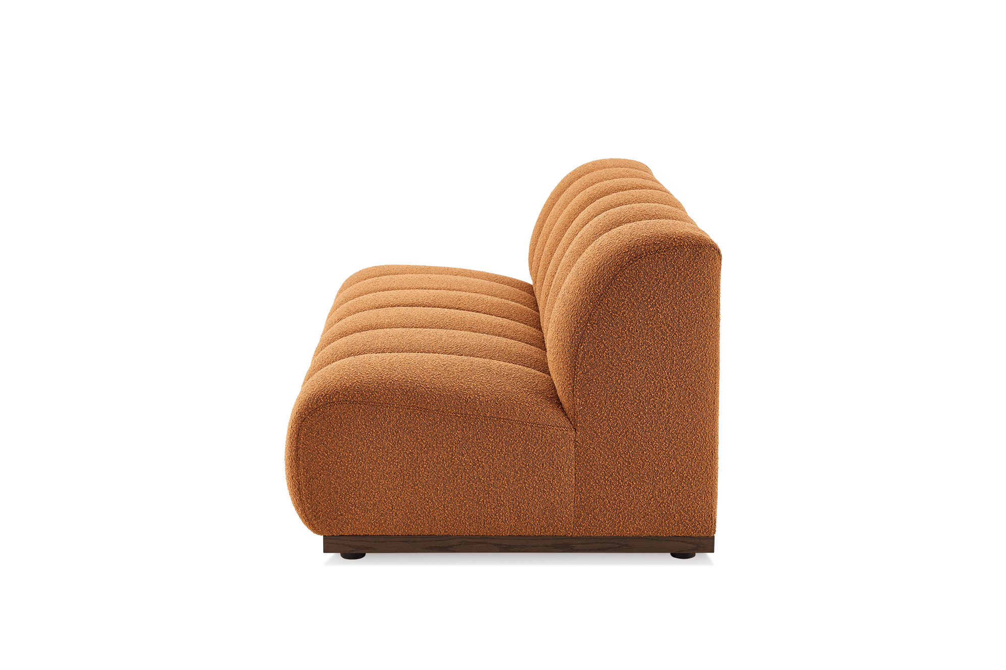 Marlow Performance Bouclé Armless 2 Seater Sofa 10