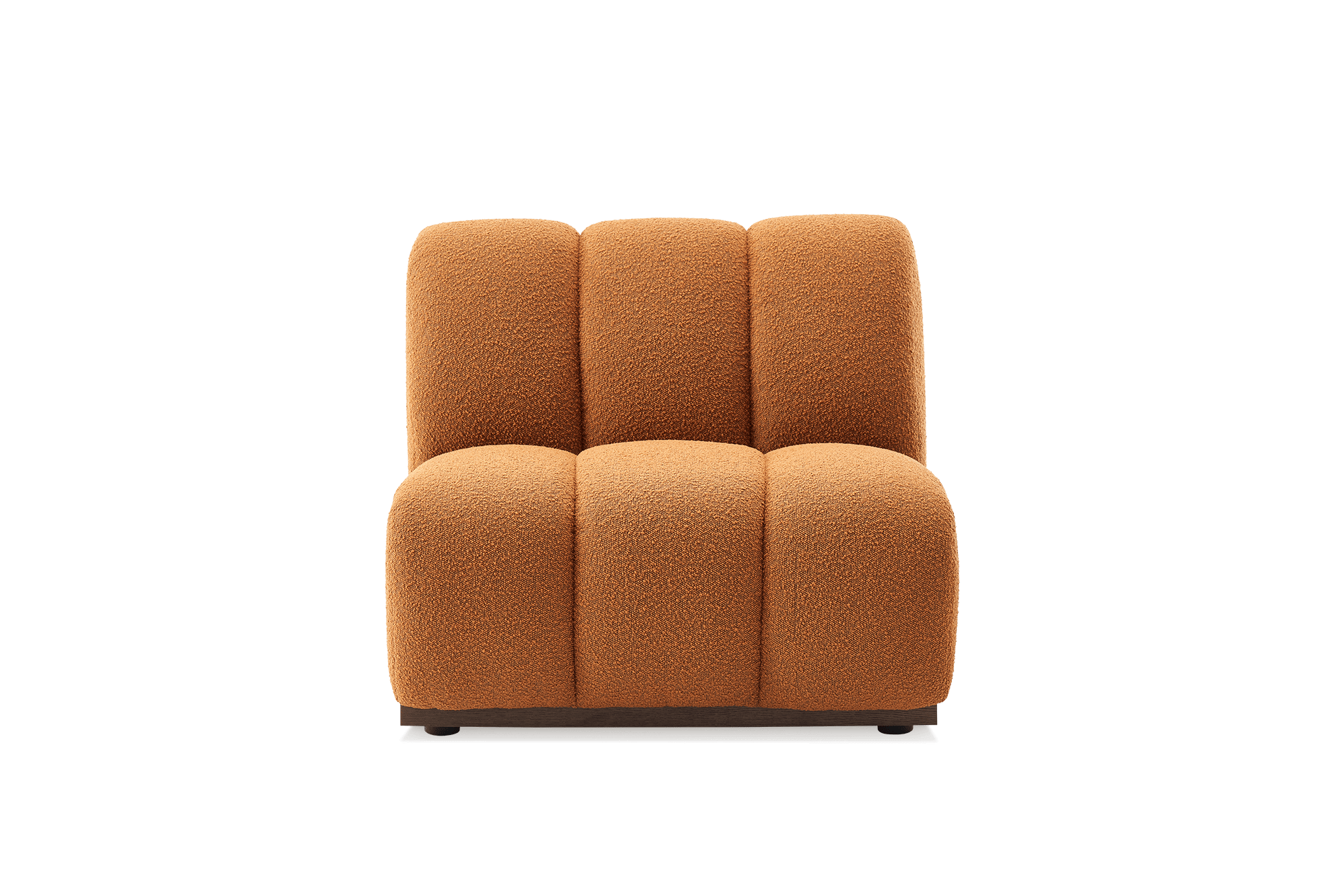 Marlow Armless Sofa, Performance Ginger (Caramel)