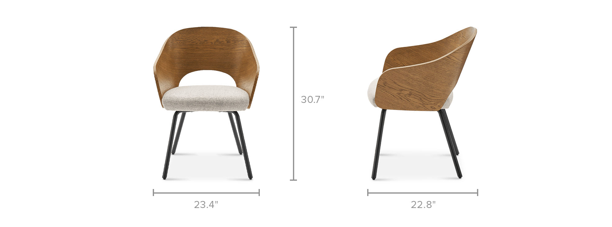 dimension of Thierry Chair