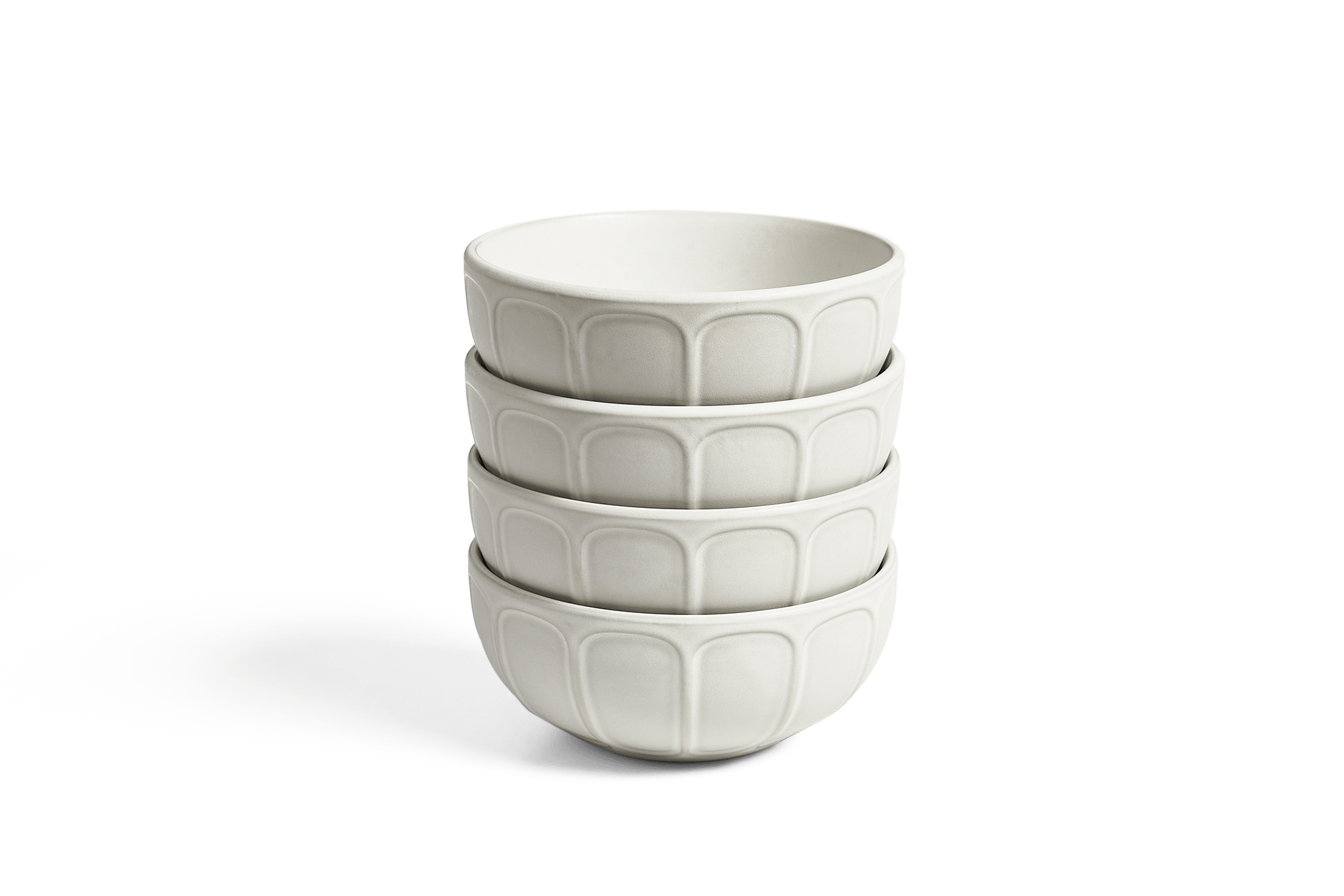 Grace Snow White Cereal Bowls, Set of 4