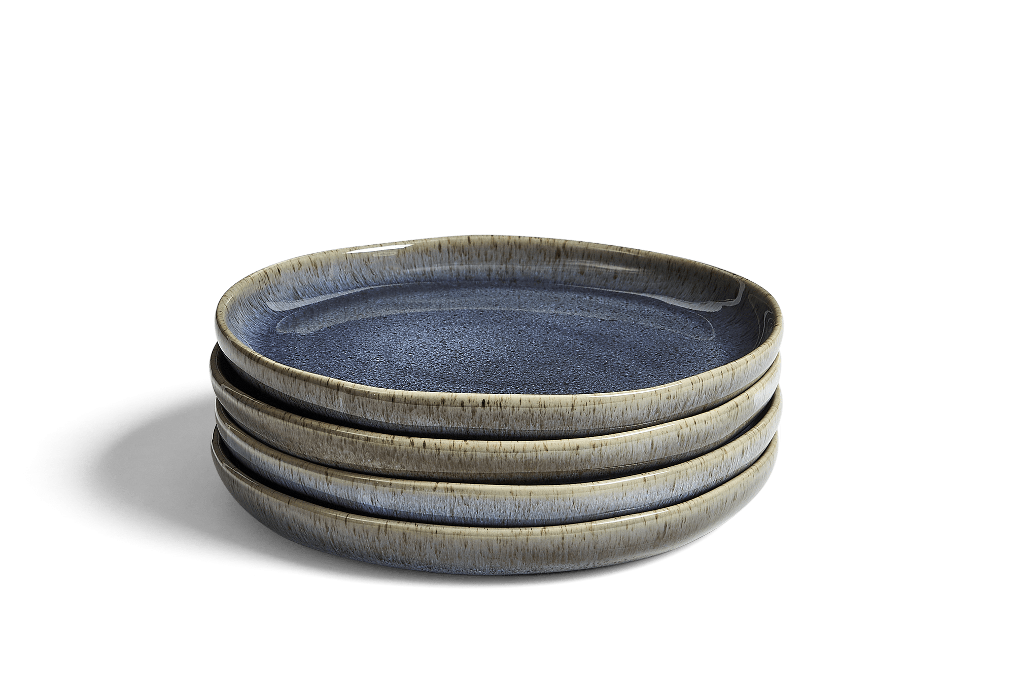 Renoir Moonlight Blue Salad Plates, Set of 4