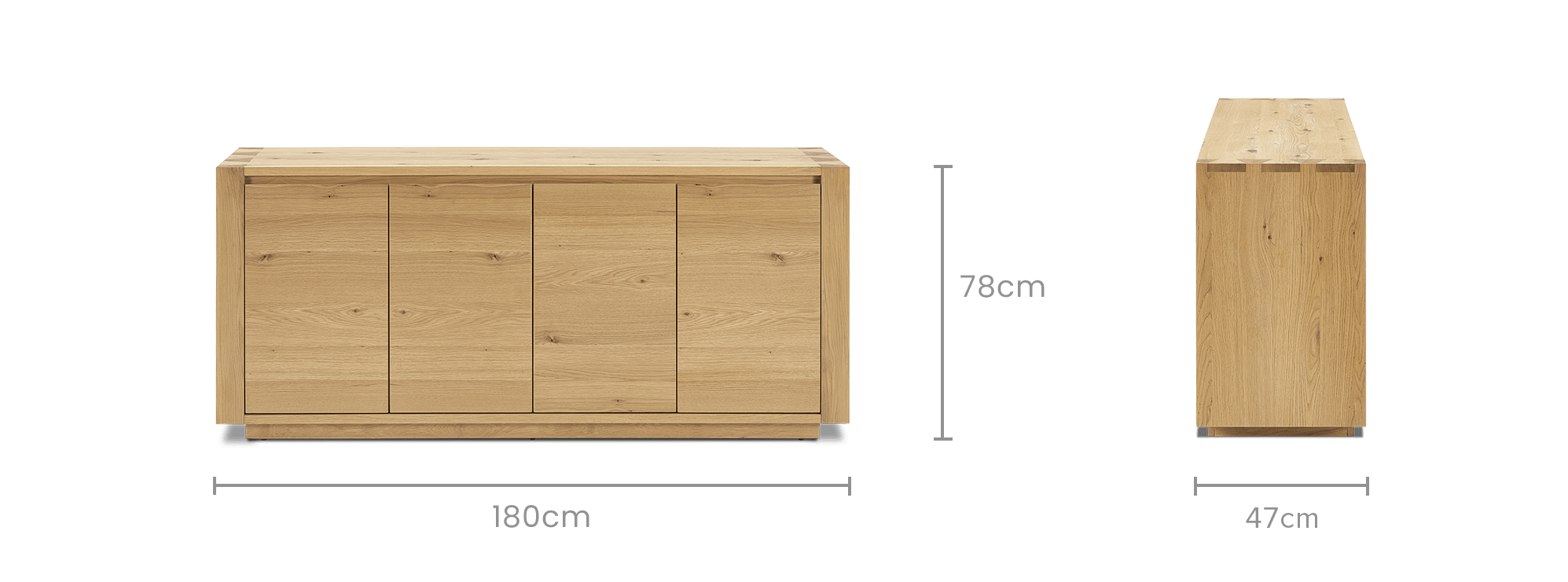 dimension of Bradley Sideboard