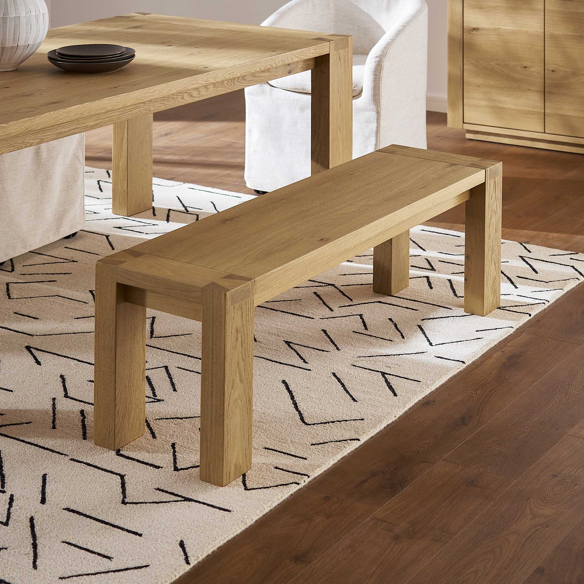 Bradley Bench, 59" lifestyle