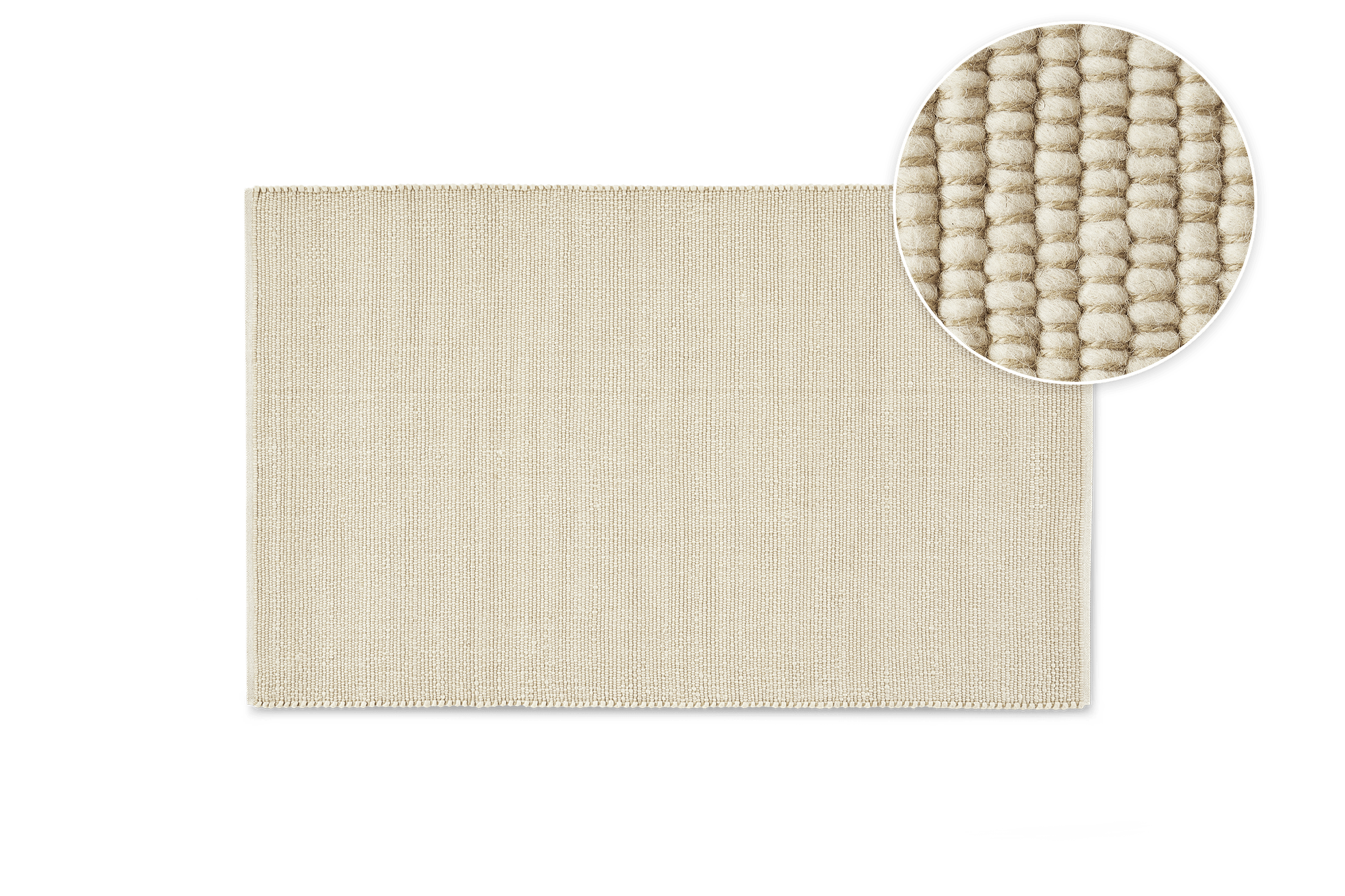 Abanna Area Rug, Oyster, 153 x 244cm