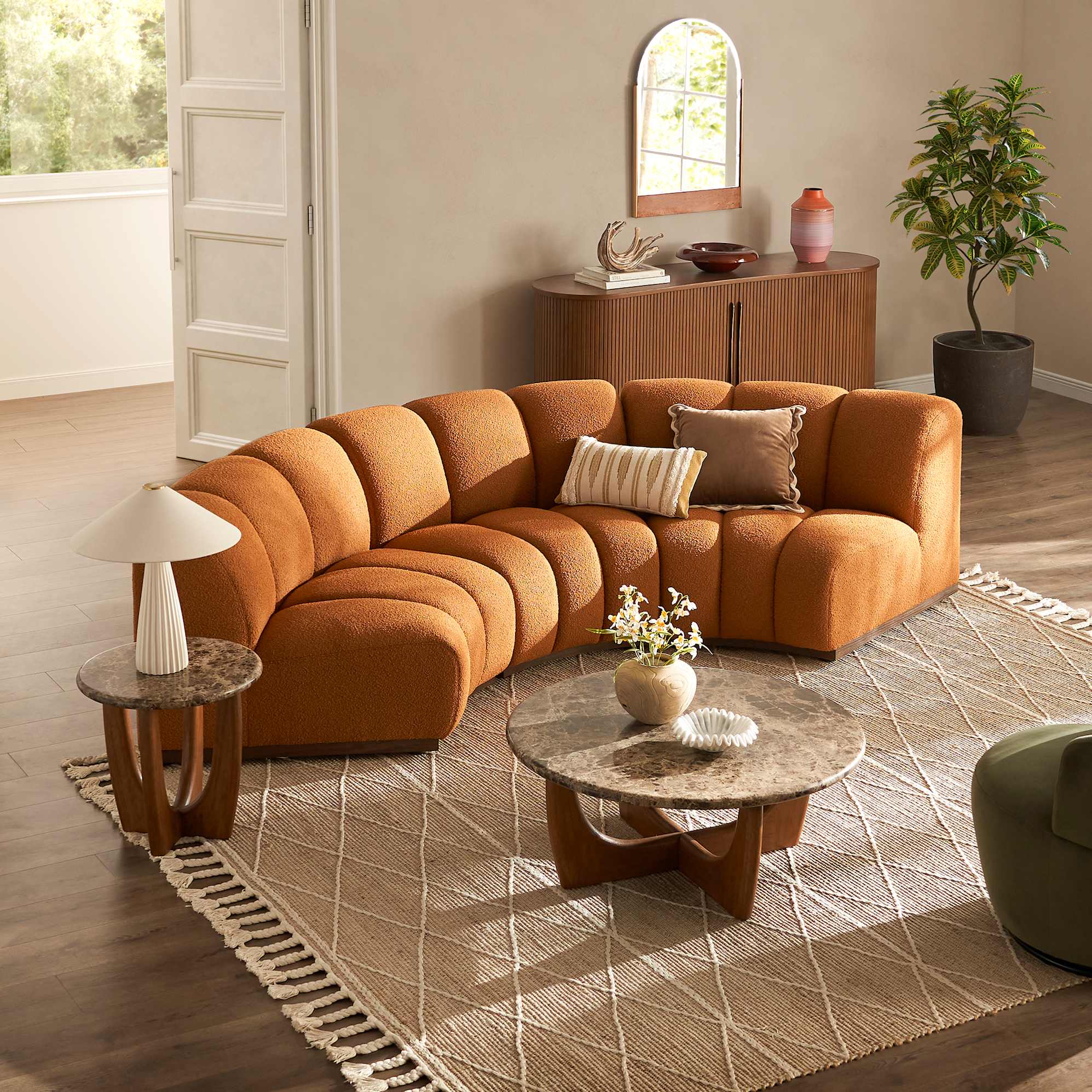 Elio Marble Round Coffee Table 2