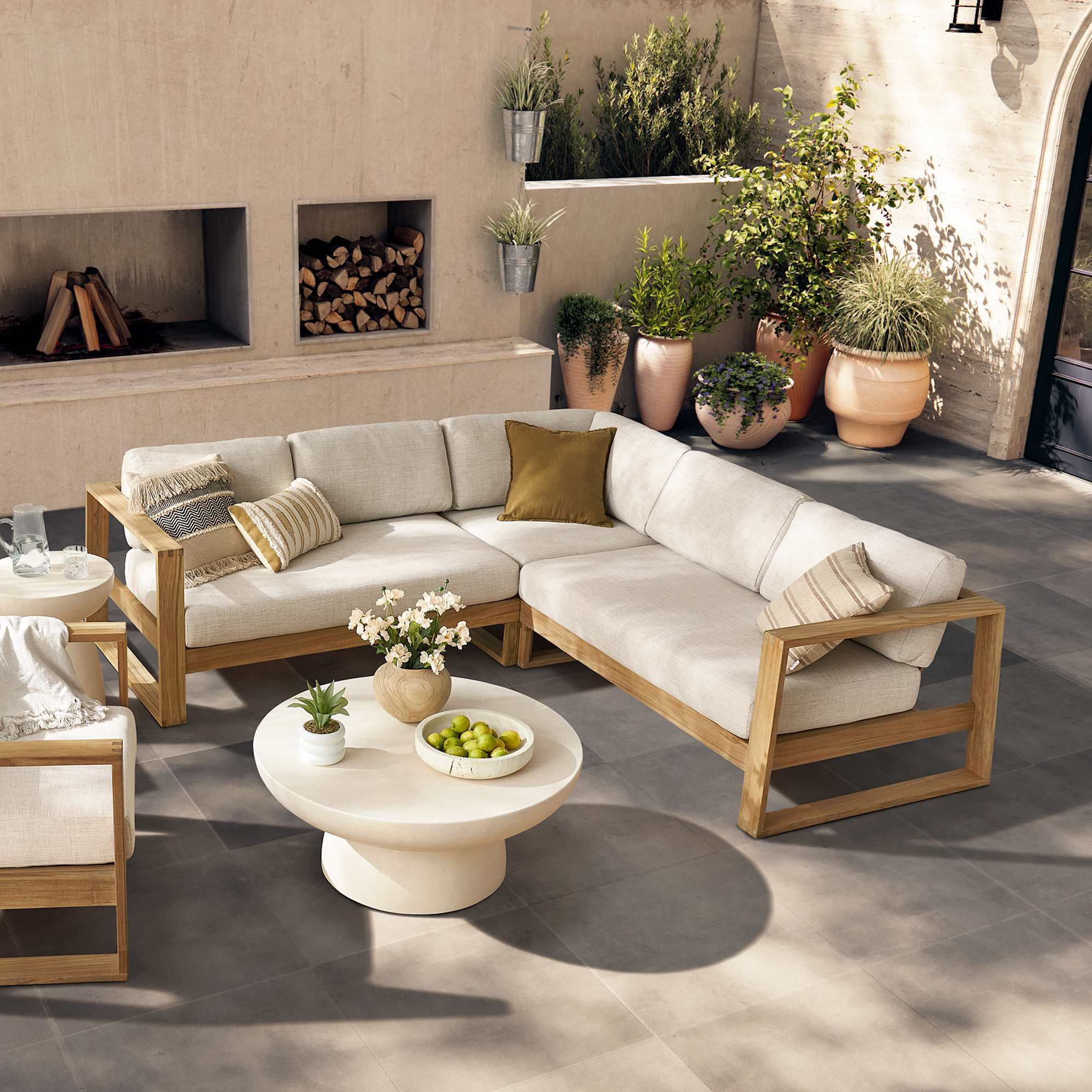 Rio Outdoor Left Facing 2 Seater Sofa 3