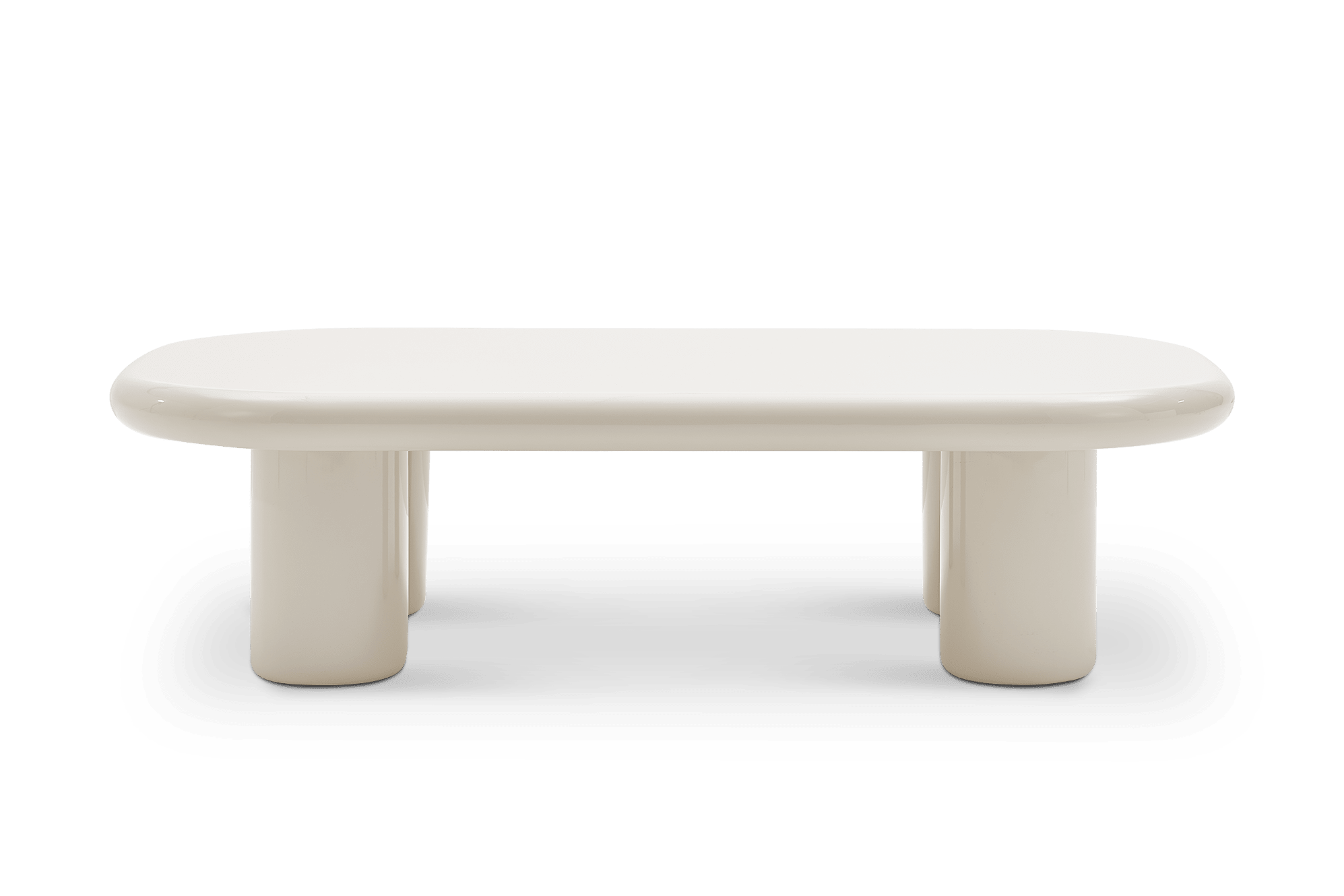 Bruno Coffee Table, Whitecap