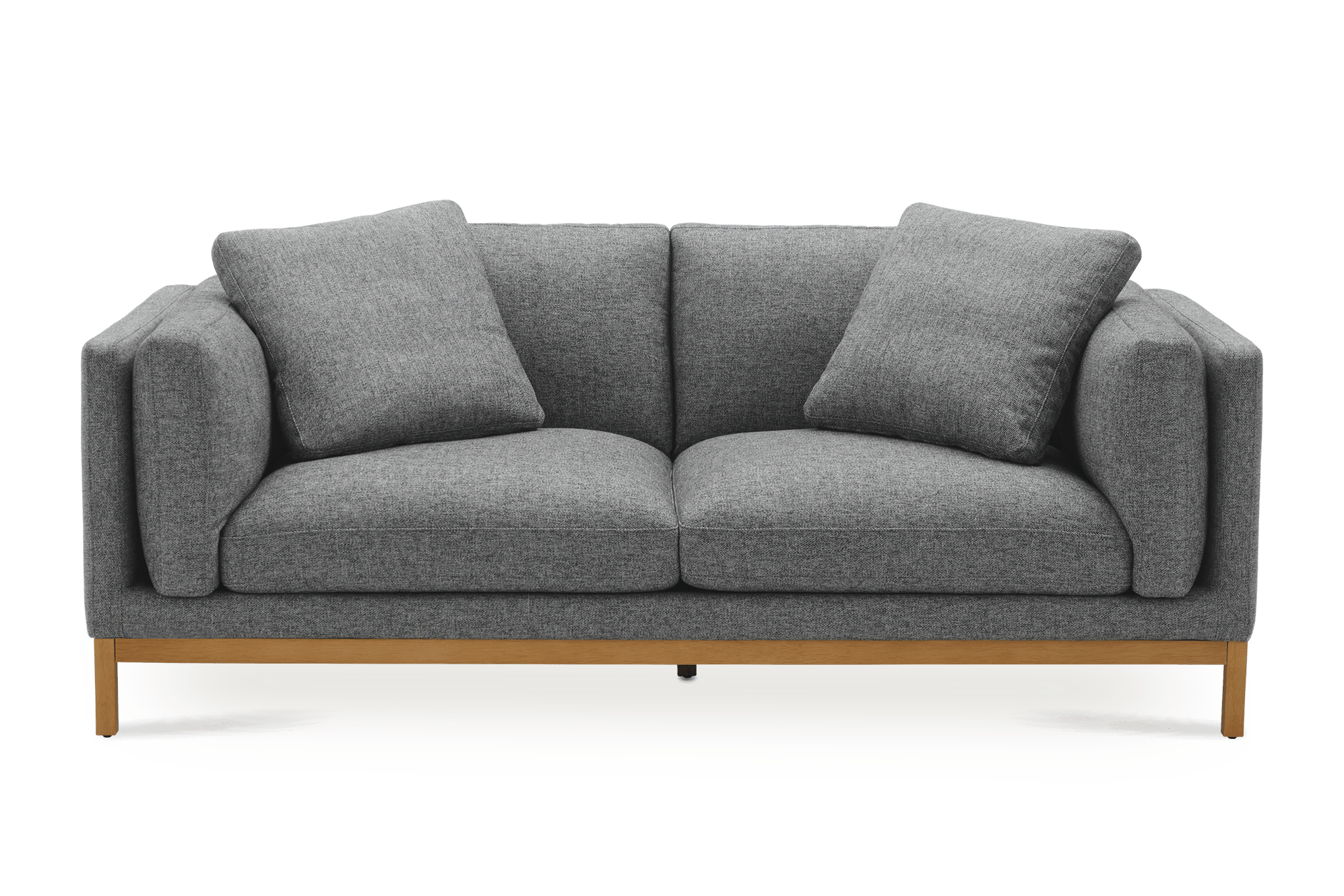 Owen 3 Seater Sofa Customized, Charcoal Grey (Natural Leg)