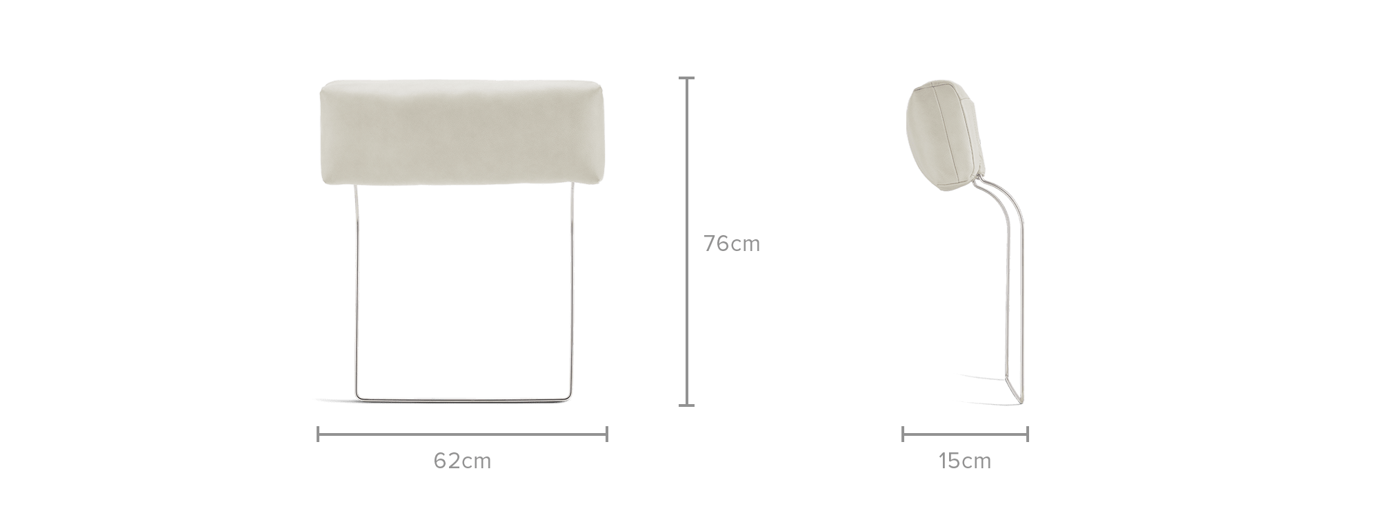 dimension of Leather Sofa Headrest