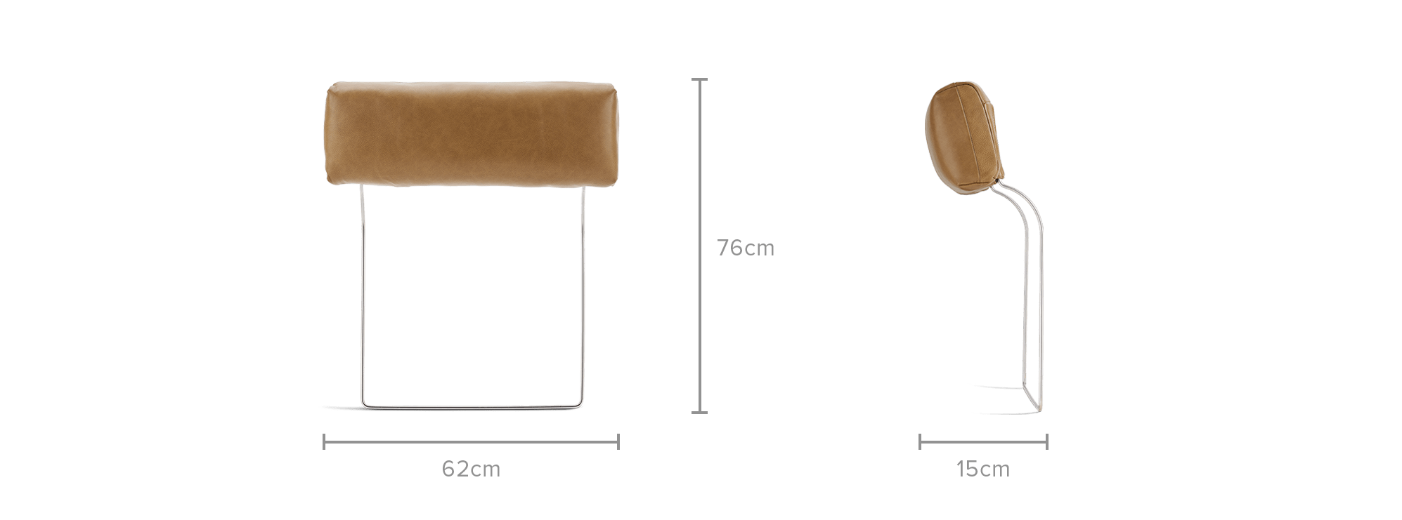 dimension of Leather Sofa Headrest