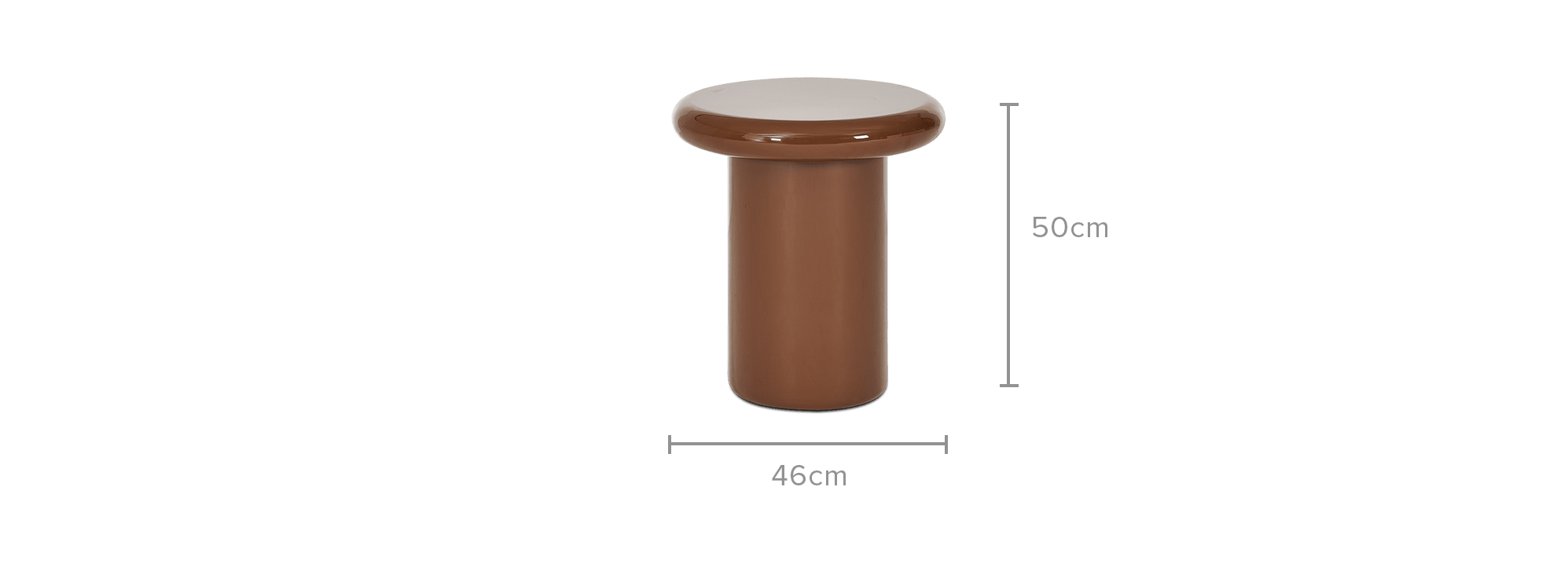 dimension of Bruno Side Table