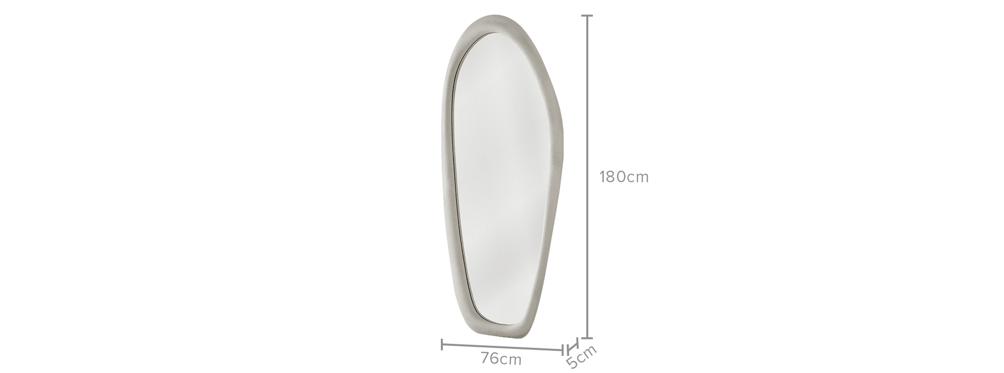 dimension of Luna Floor Mirror
