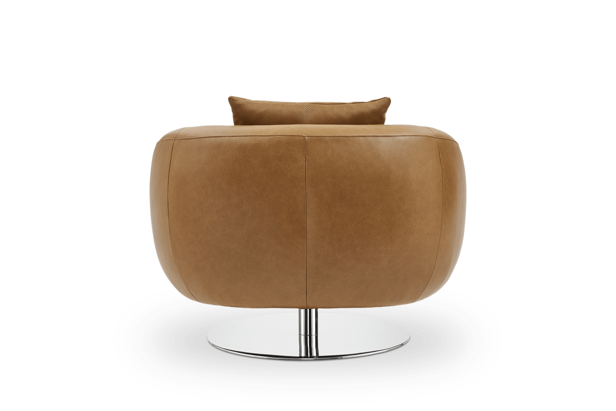 Xander Leather Swivel Armchair 10
