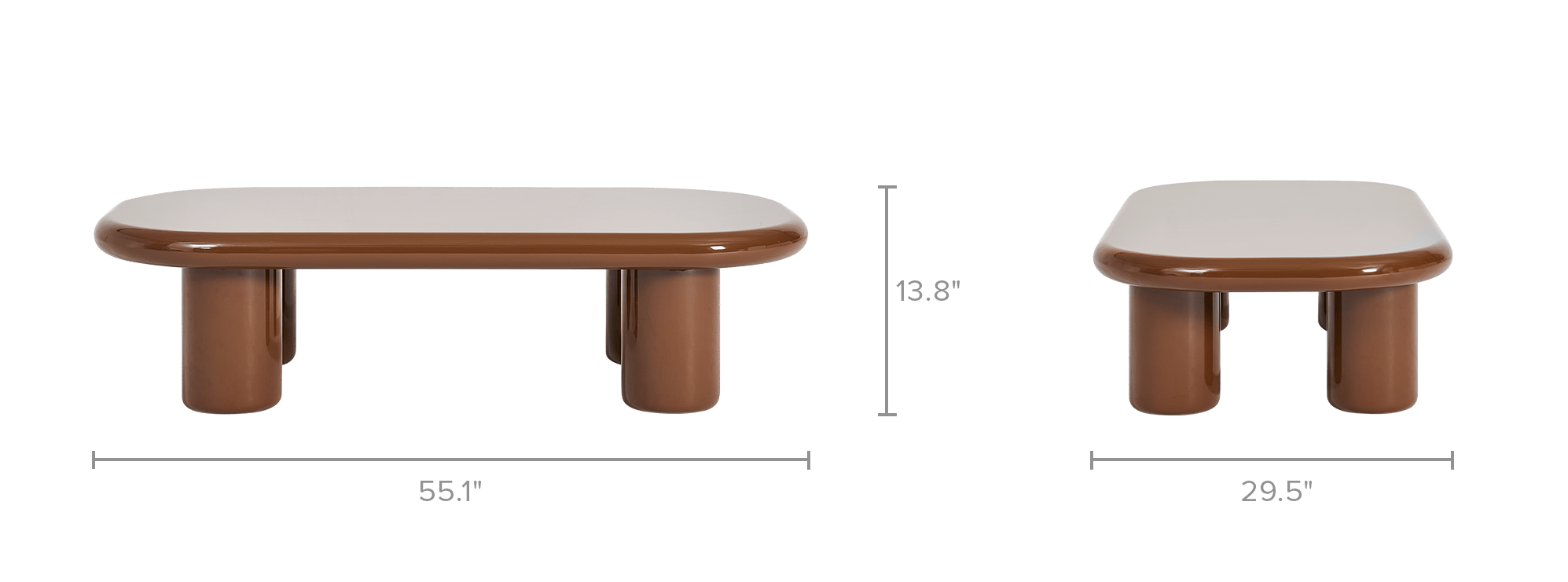 dimension of Bruno Coffee Table
