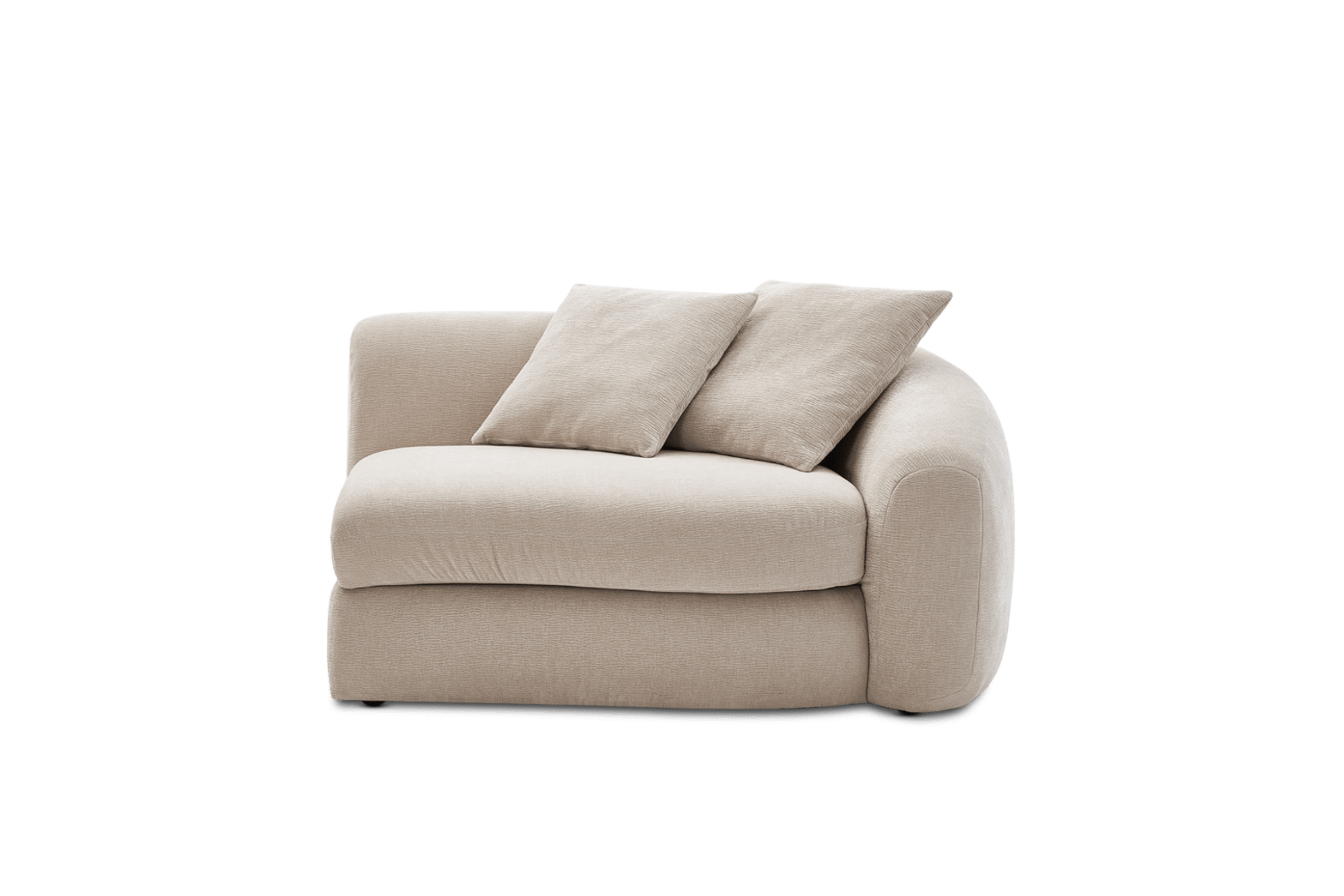 Fable Right Arm Sofa, (Vermont) Performance Oyster
