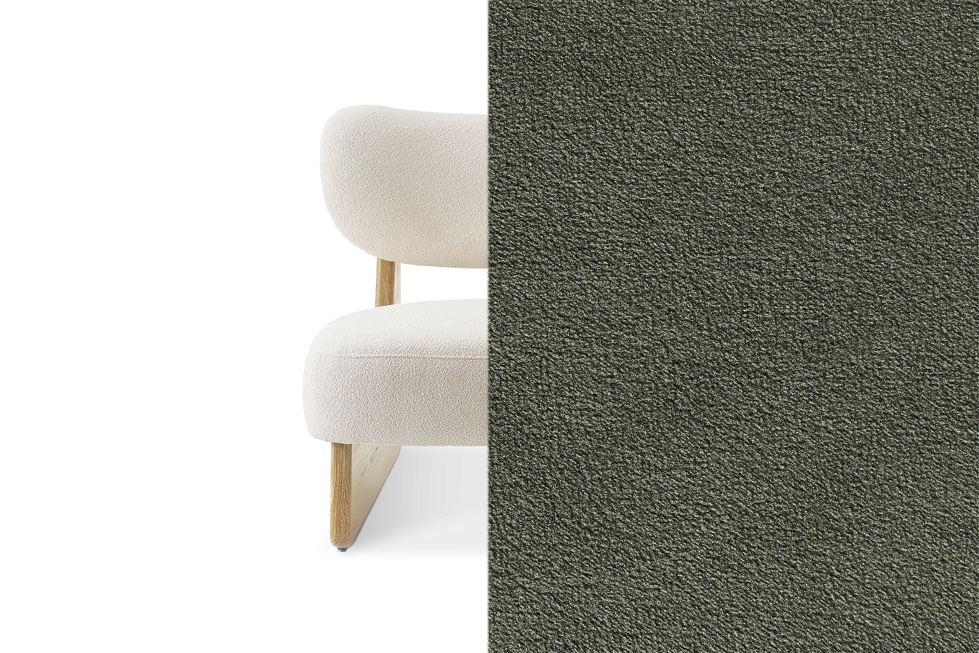 Solange Chair Customized, (Performance Peyton) Moss (White Wash)