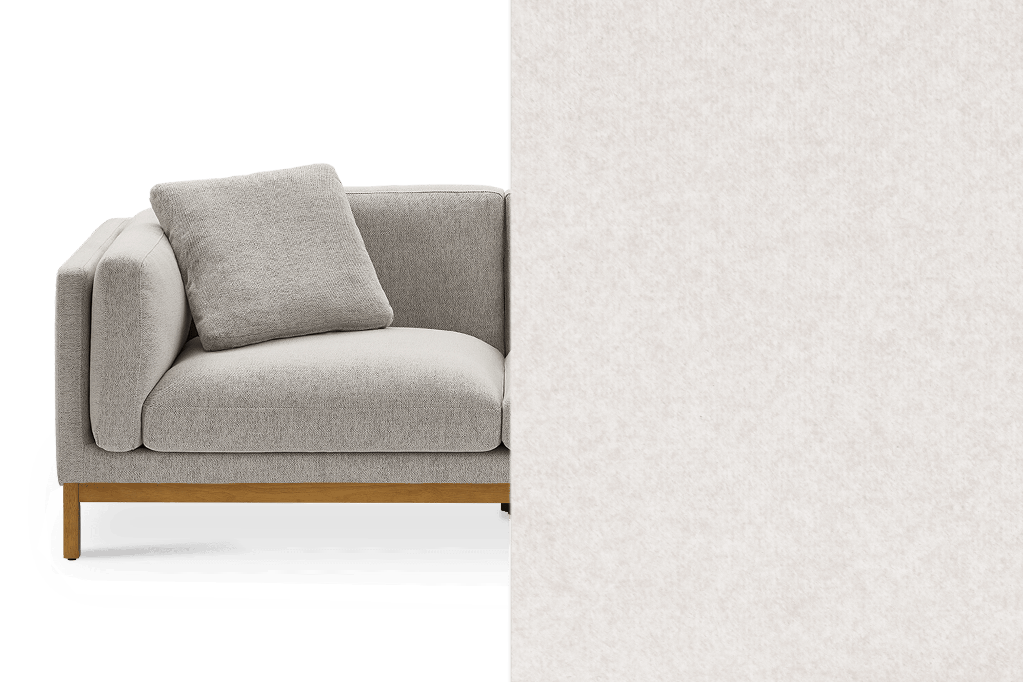 Owen 3 Seater Sofa Customized, (Performance Peyton) Ivory (Natural Leg)