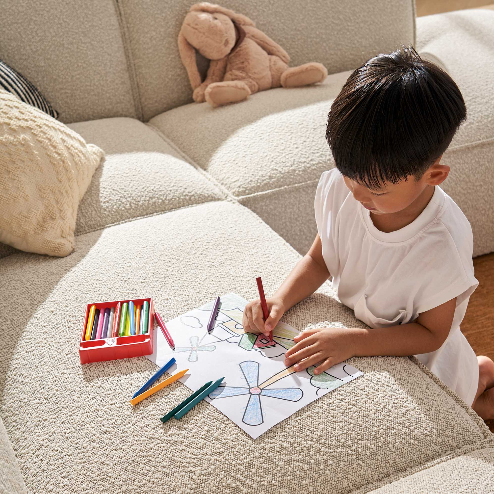 Jonathan Extended Side Chaise Sectional Sofa 6