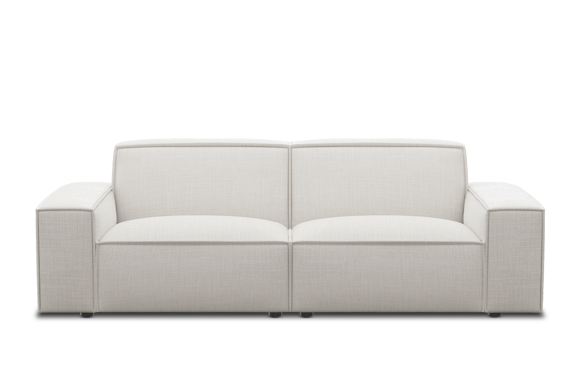 Jonathan Sofa Customized, (Performance Marcel) Brilliant White