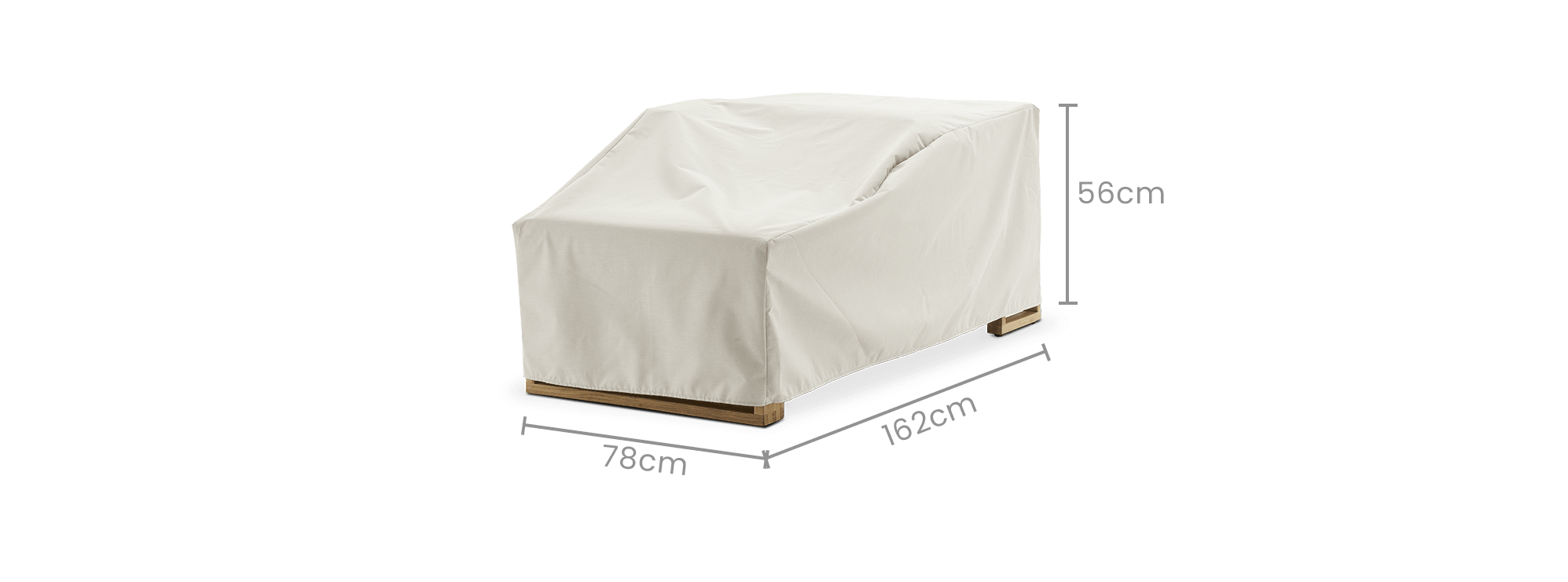 dimension of Rio Outdoor Chaise Cover