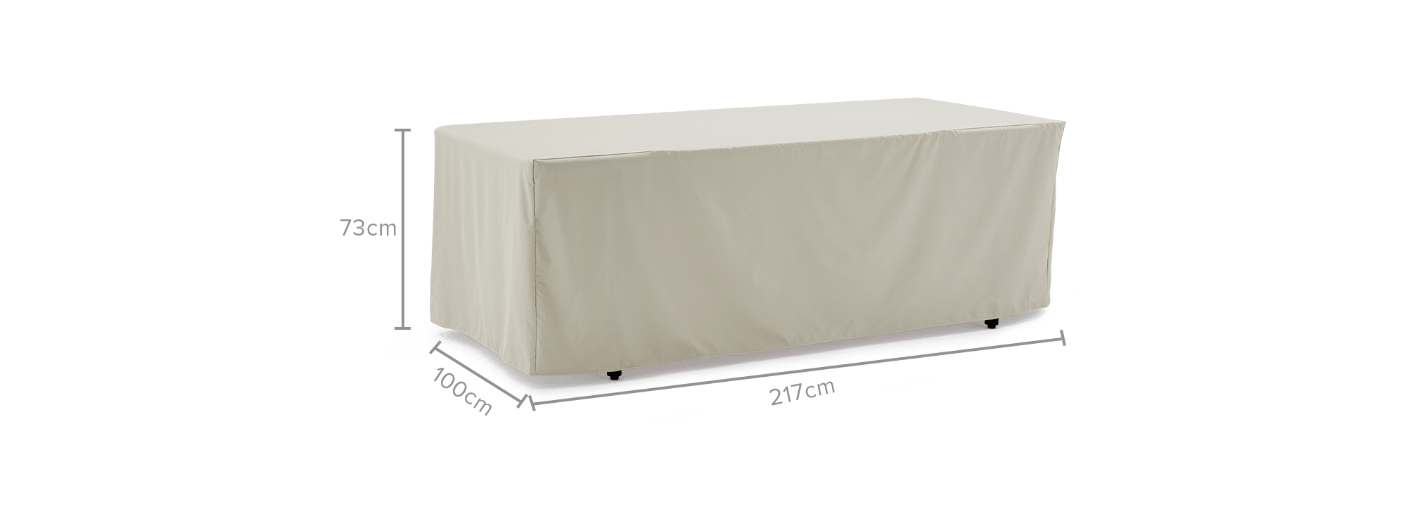 dimension of Sierra Outdoor Dining Table Cover
